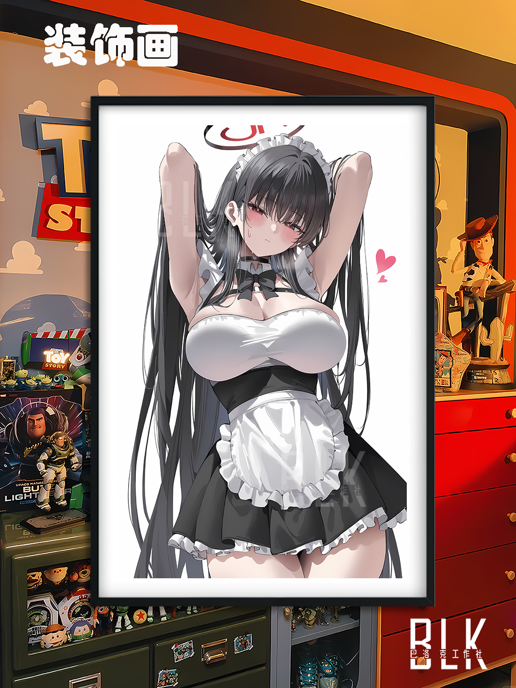 【週邊】巴洛克工作室－碧藍檔案 莉音小姐 裝飾畫＆冰箱貼