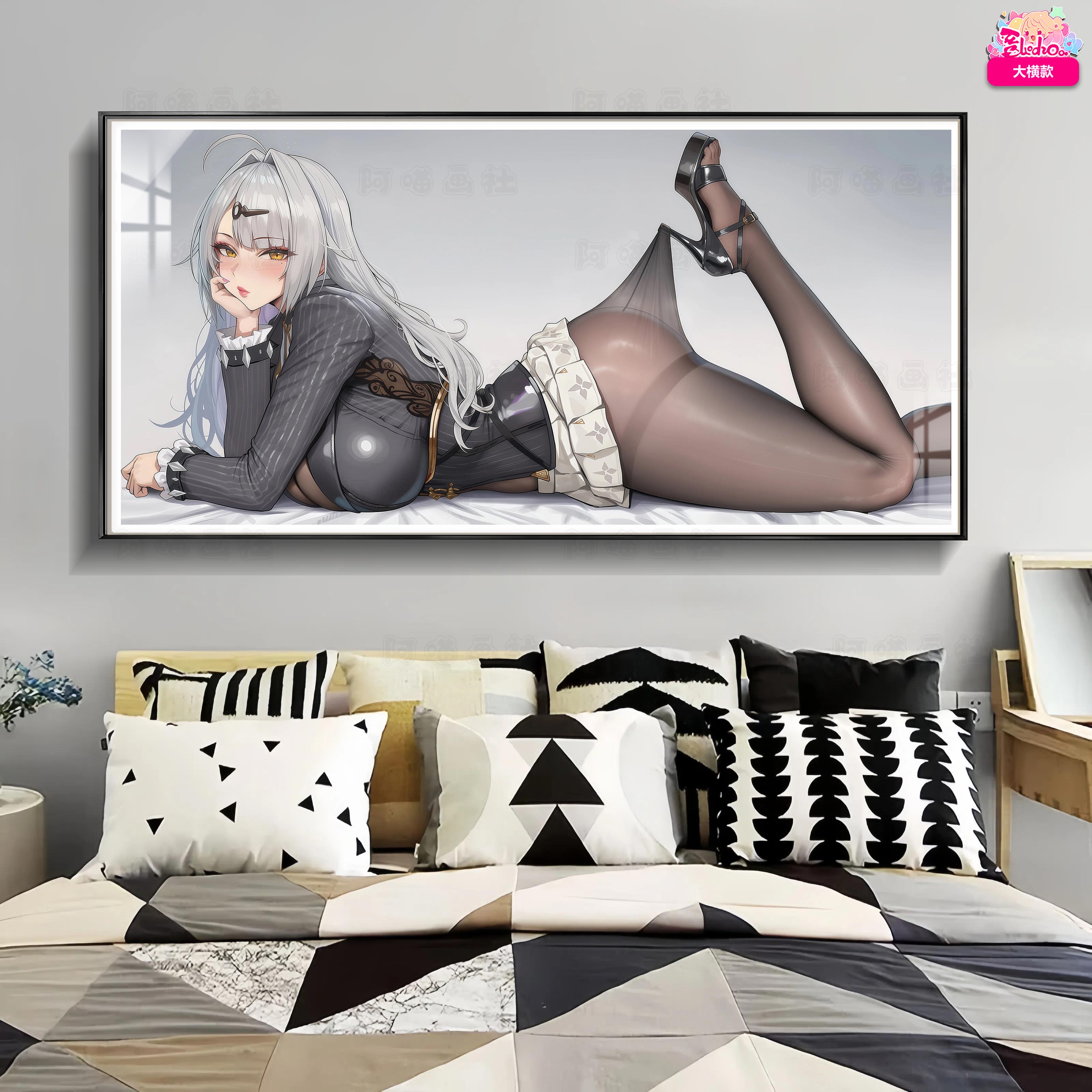 【週邊】阿喵畫社－黑絲儀玄 躺姿大橫款