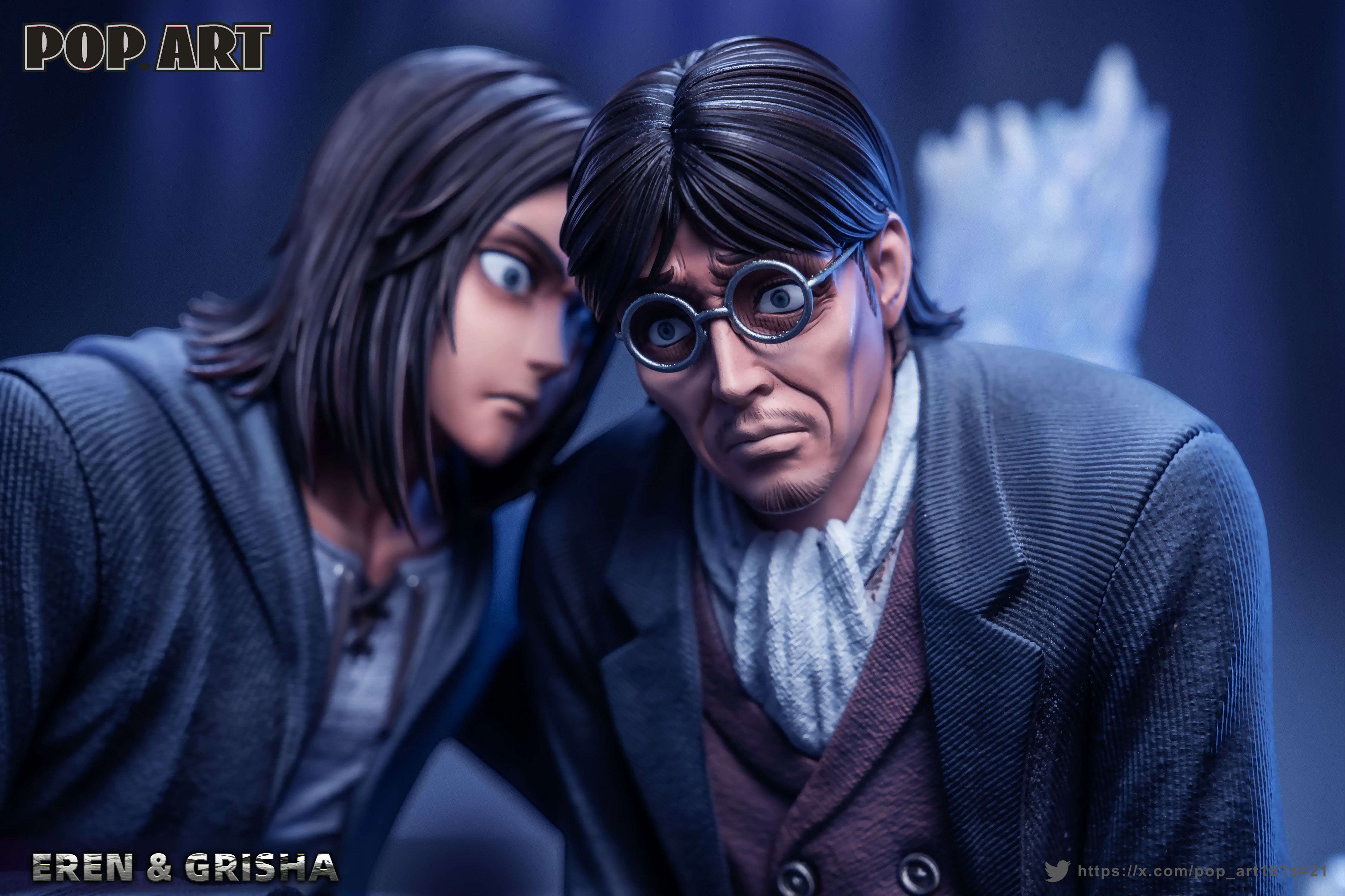 【進擊的巨人】POP.ART工作室－人物篇 002 父慈子孝 艾倫&格里沙