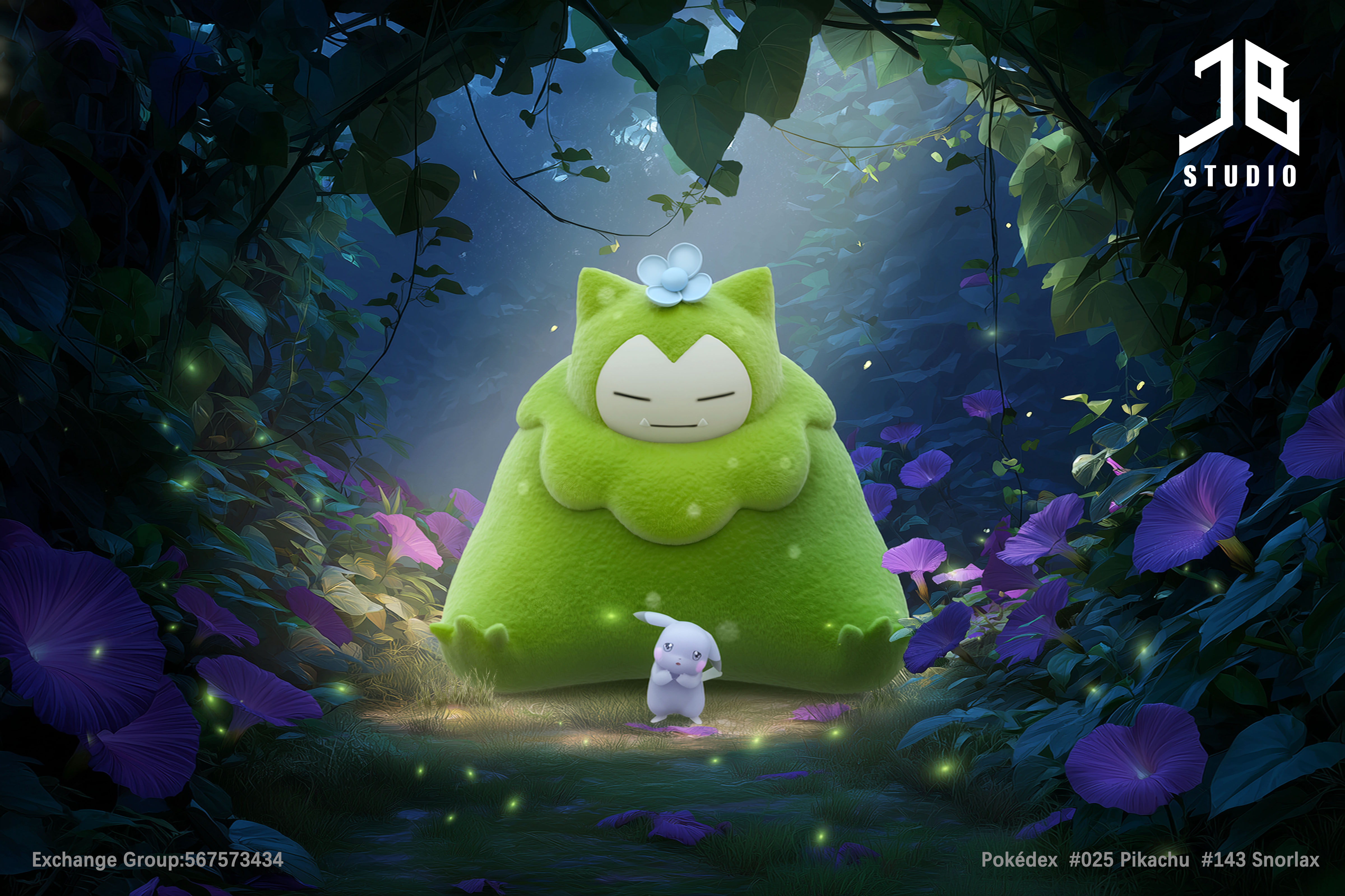 【寶可夢】精寶工作室 JB Studio－圖鑑系列 皮卡丘＆卡比獸