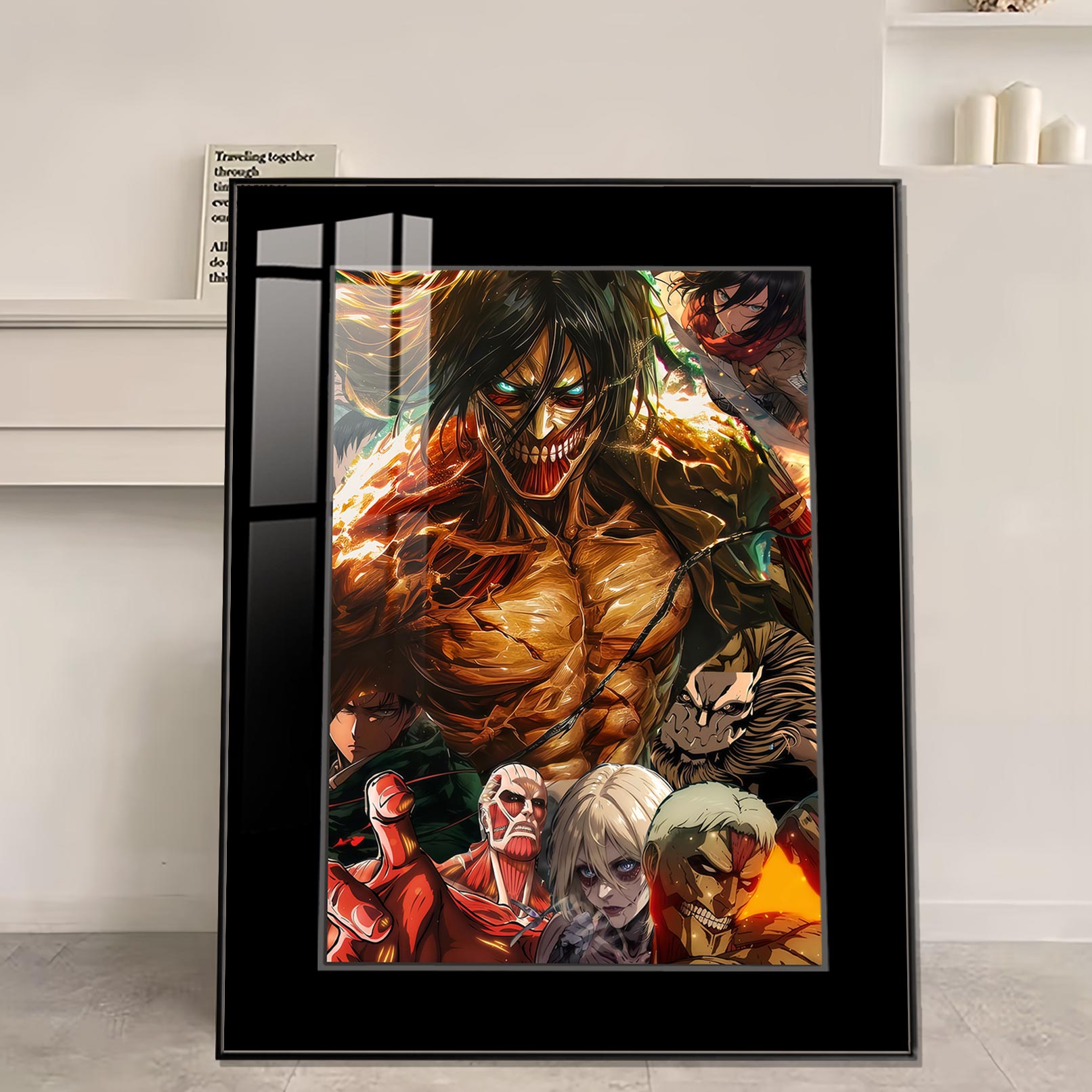 【週邊】橘子工作室－進擊的巨人 切片巨人海報 裝飾畫