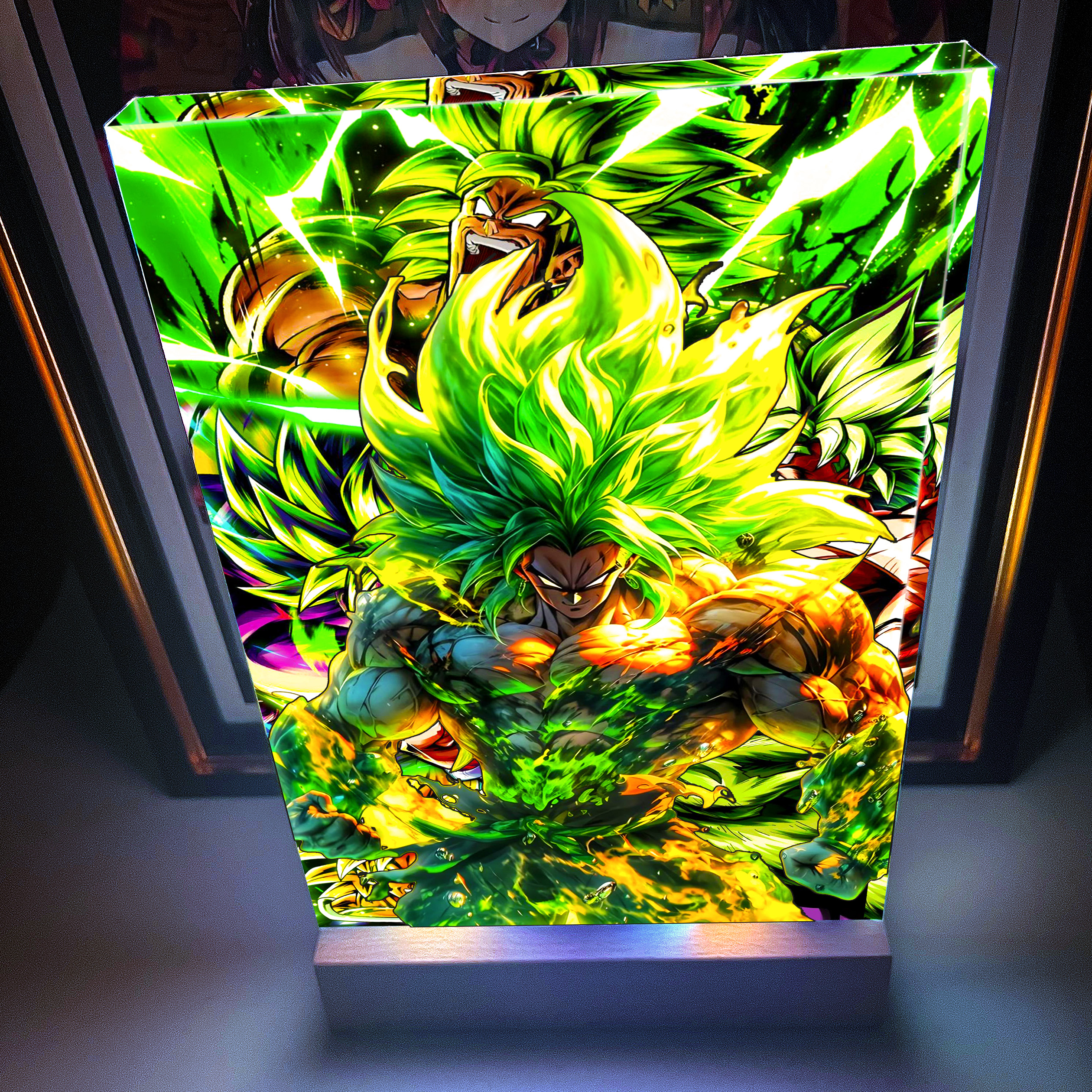 【週邊】阿喵畫社－戰力全開布羅利 發光展示磚