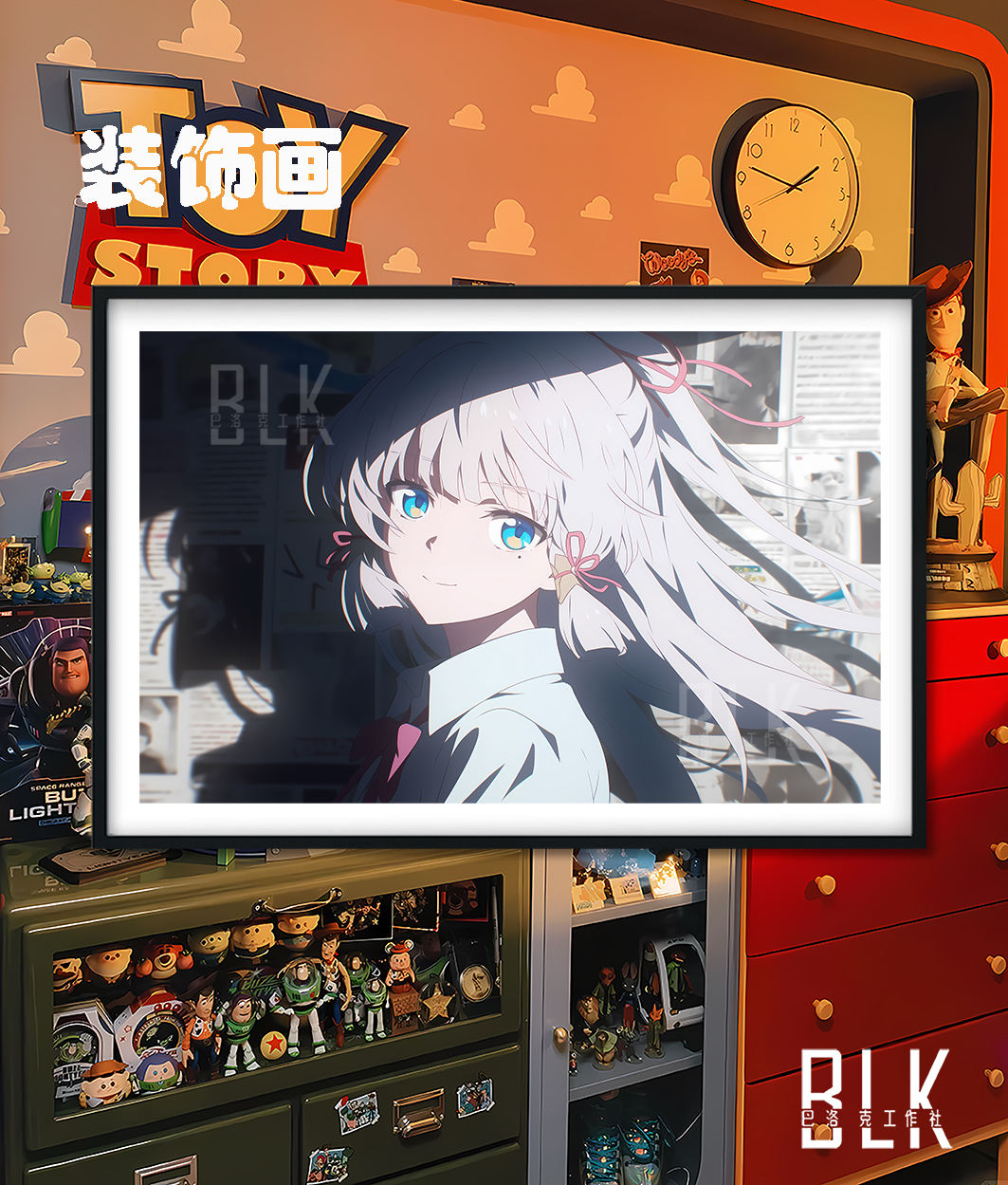 【週邊】巴洛克-原神 港風神里綾華 裝飾畫&冰箱貼 【週邊】巴洛克-原神 港風神里綾華 裝飾畫&冰箱貼