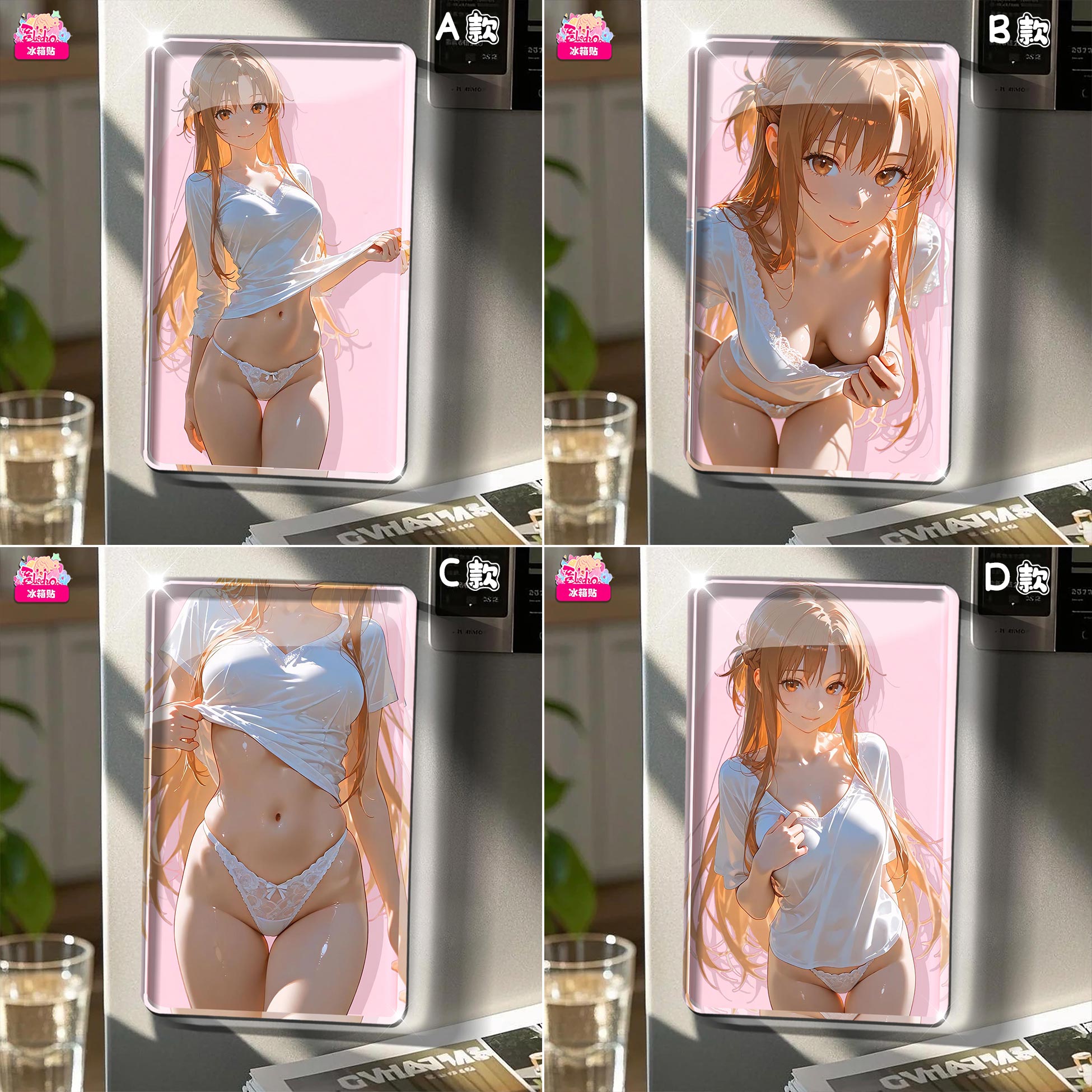 【週邊】阿喵畫社－刀劍神域 動漫冰箱貼 第六十二彈 結城明日奈