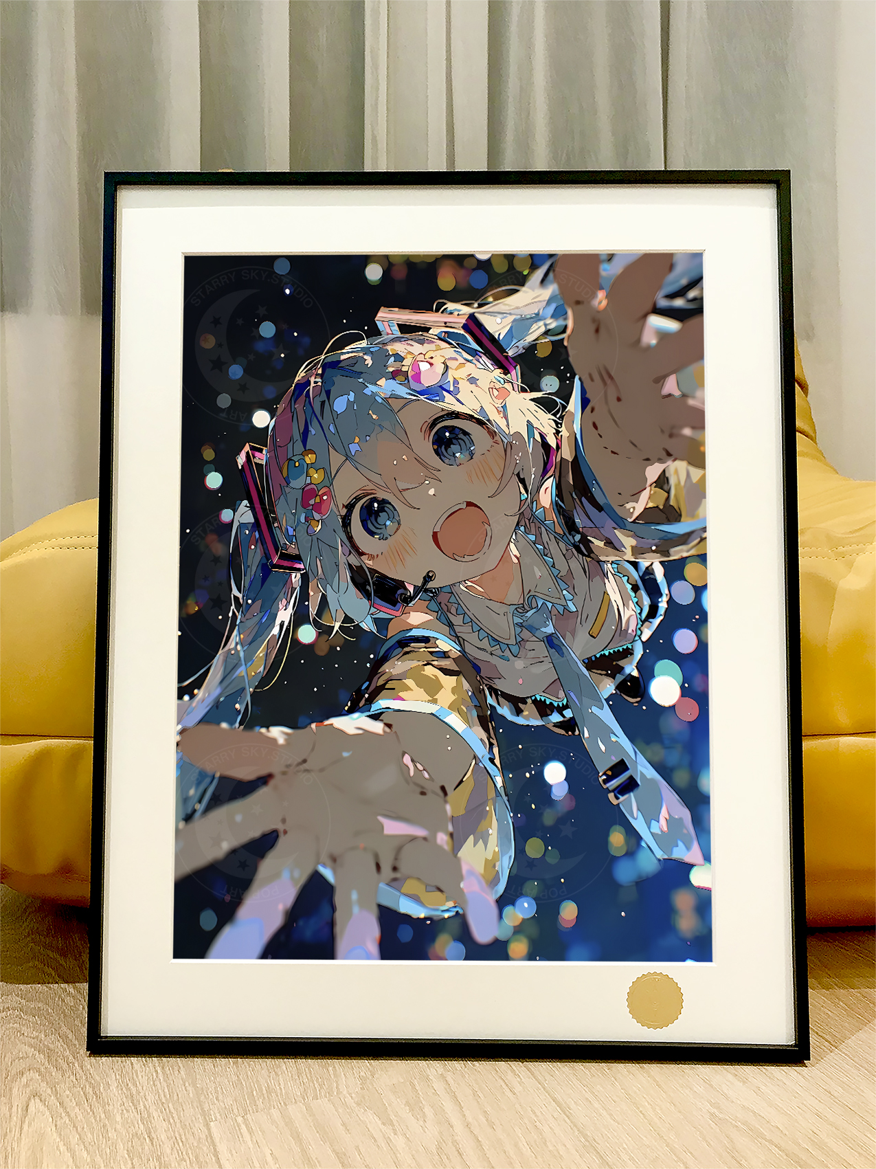 【週邊】星空工作室－光點初音 裝飾畫