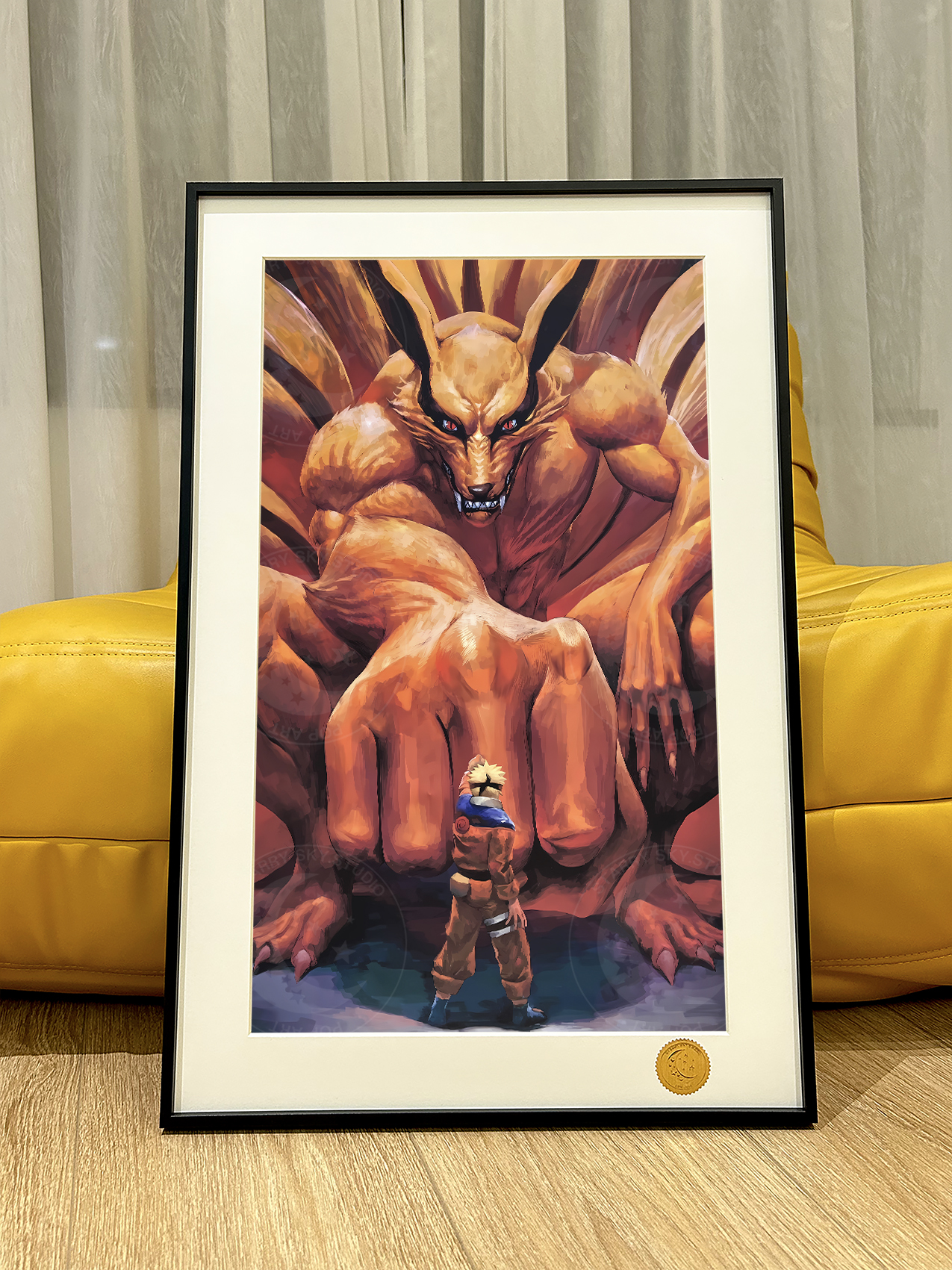 【週邊】星空工作室－火影忍者 九尾之力 裝飾畫