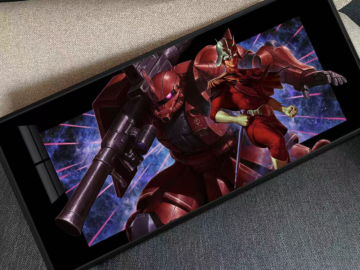 【週邊】千鳥社－機動戰士鋼彈 赤色彗星的征途 裝飾畫&滑鼠墊