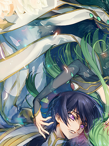 【週邊】巴洛克－反叛的魯路修 魯路修＆C.C. 裝飾畫＆冰箱貼