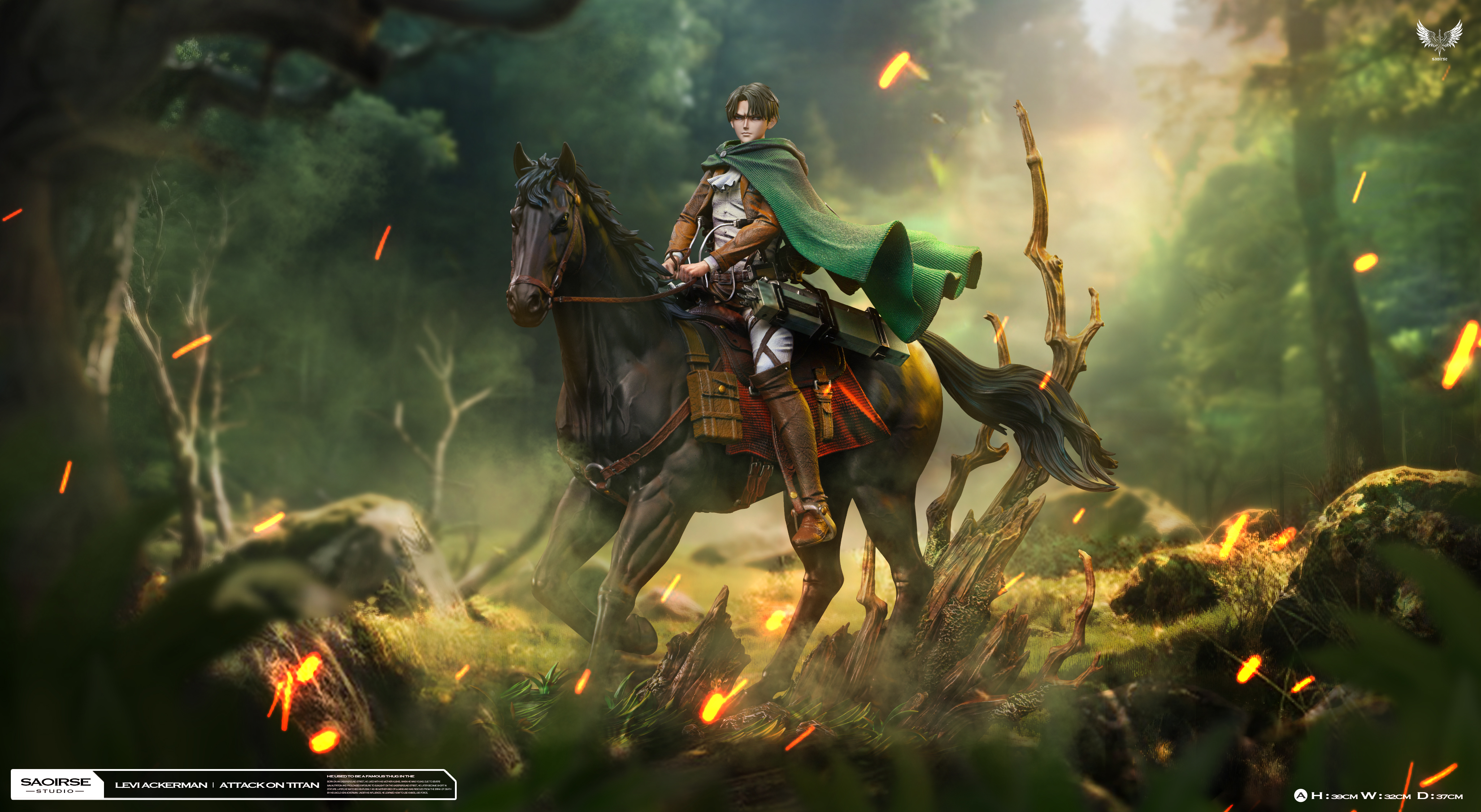 【進擊的巨人】自由之翼·Saoirse-出征！利威爾兵長