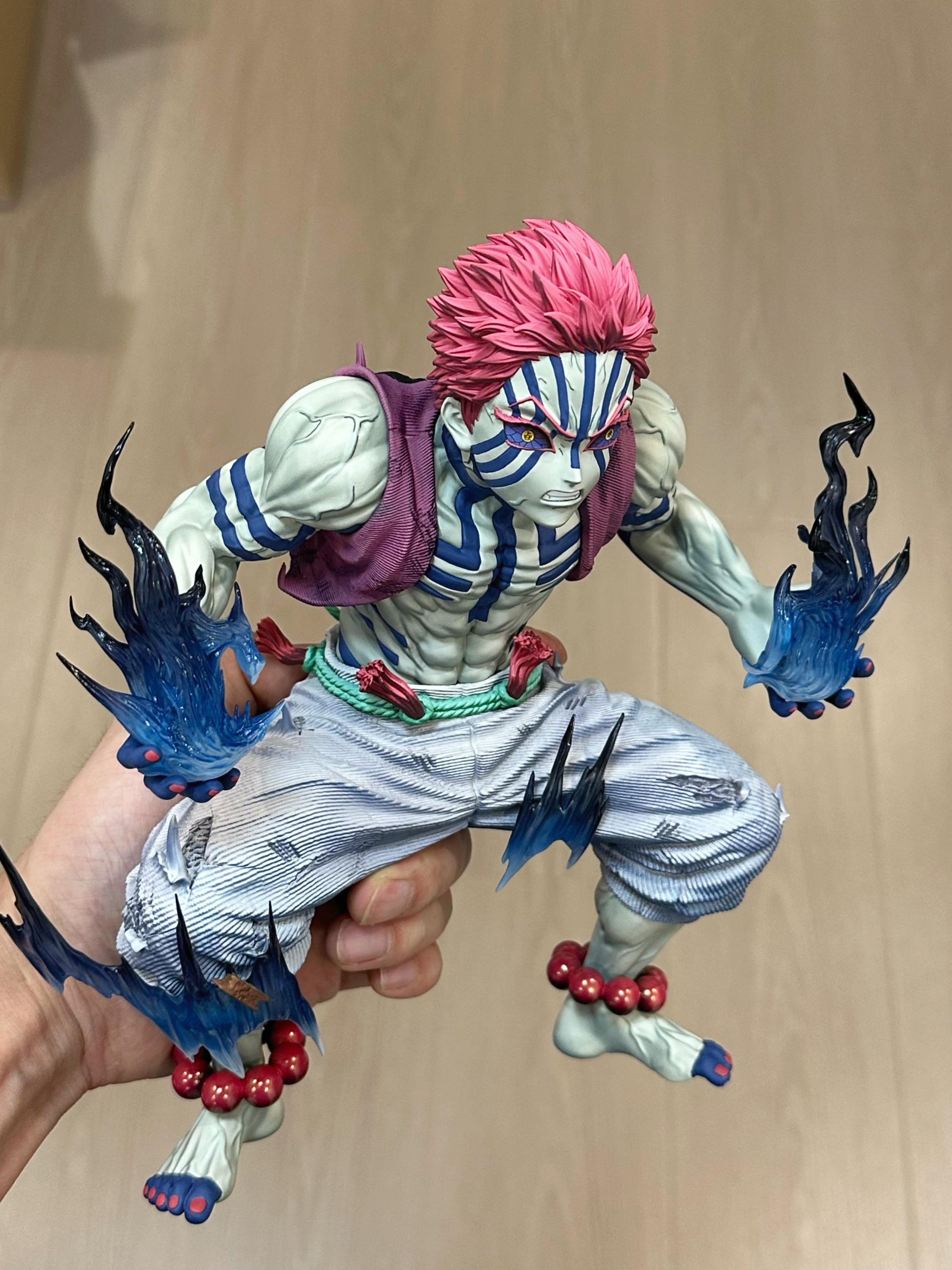 鬼滅の刃 Ice-STUDIO 猗窩座 フィギュア 鬼滅之刃】ICE Studio 冰屋－無限城系列No.01 上弦三猗窩座- 伯公仔