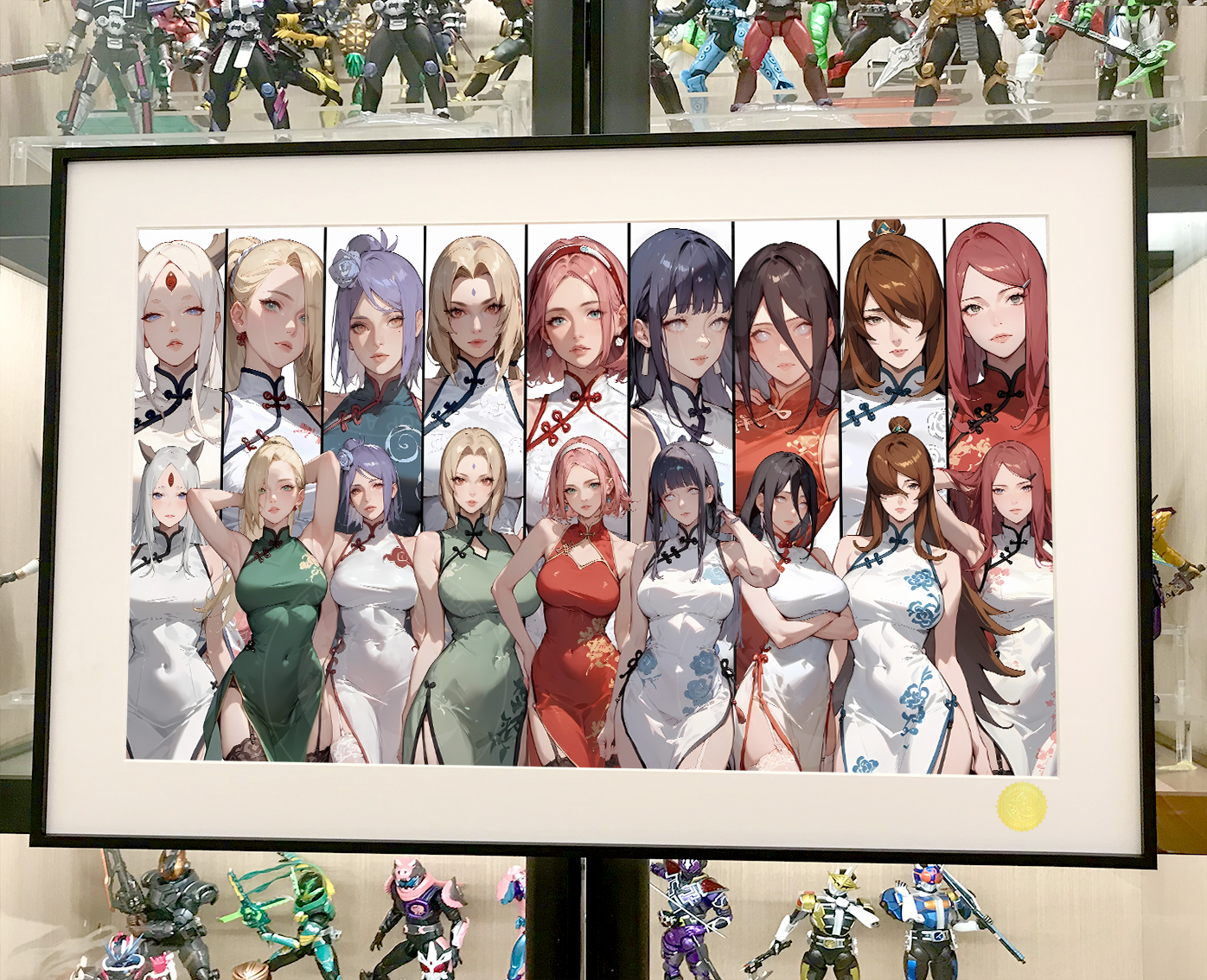 【週邊】星空工作室－火影忍者 火影女團 裝飾畫