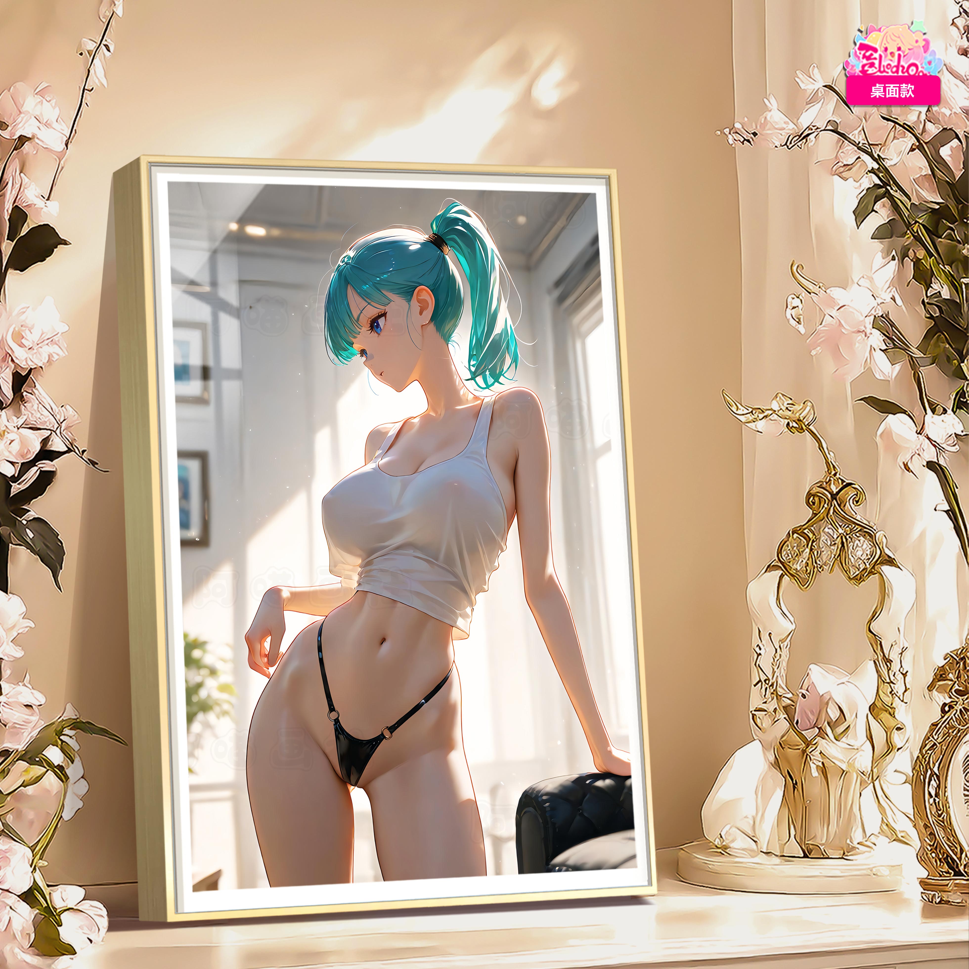 【週邊】阿喵畫社－七龍珠 迎辰 布瑪 裝飾畫