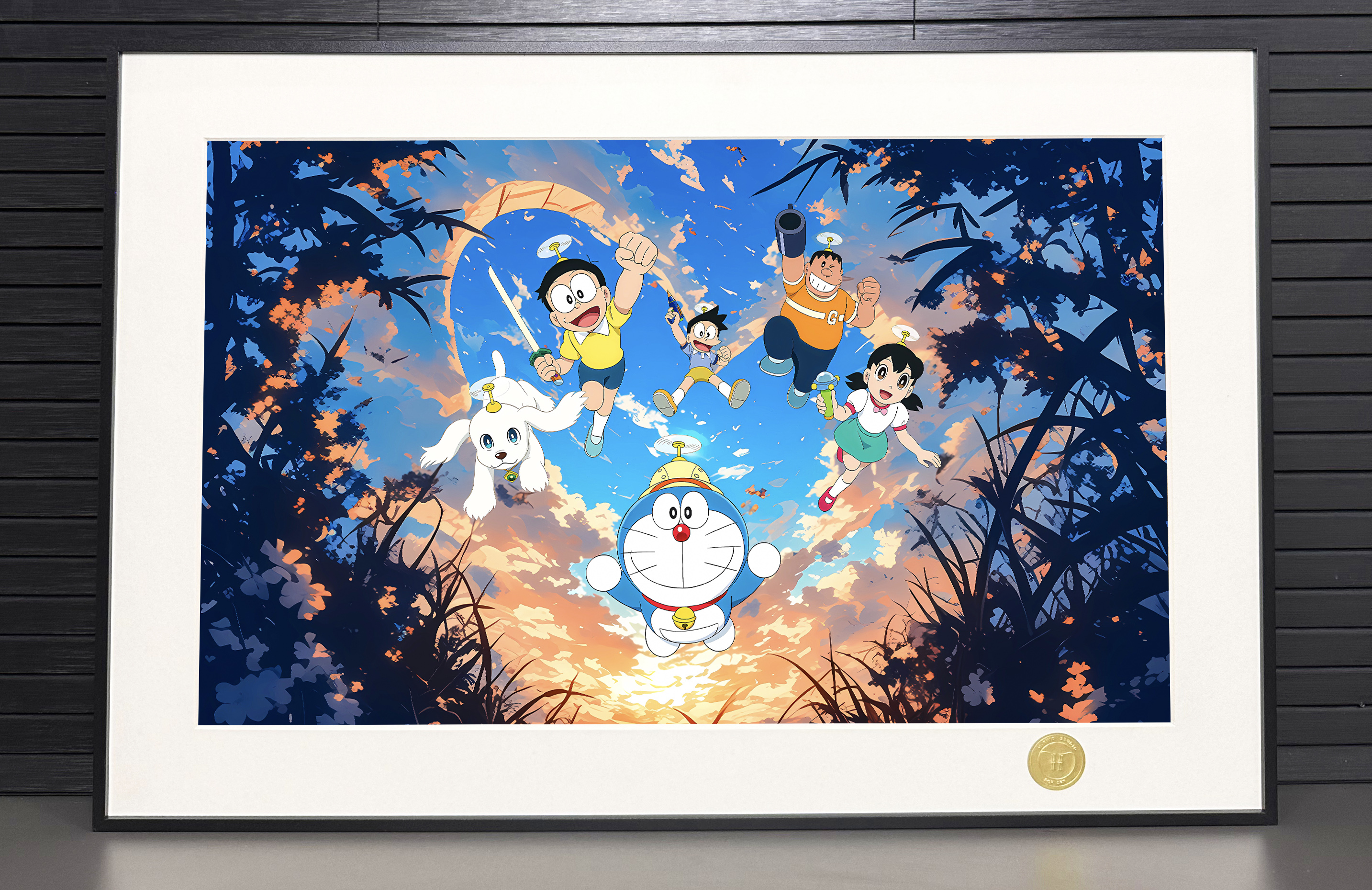 【週邊】H2工作室－哆啦A夢 裝飾畫