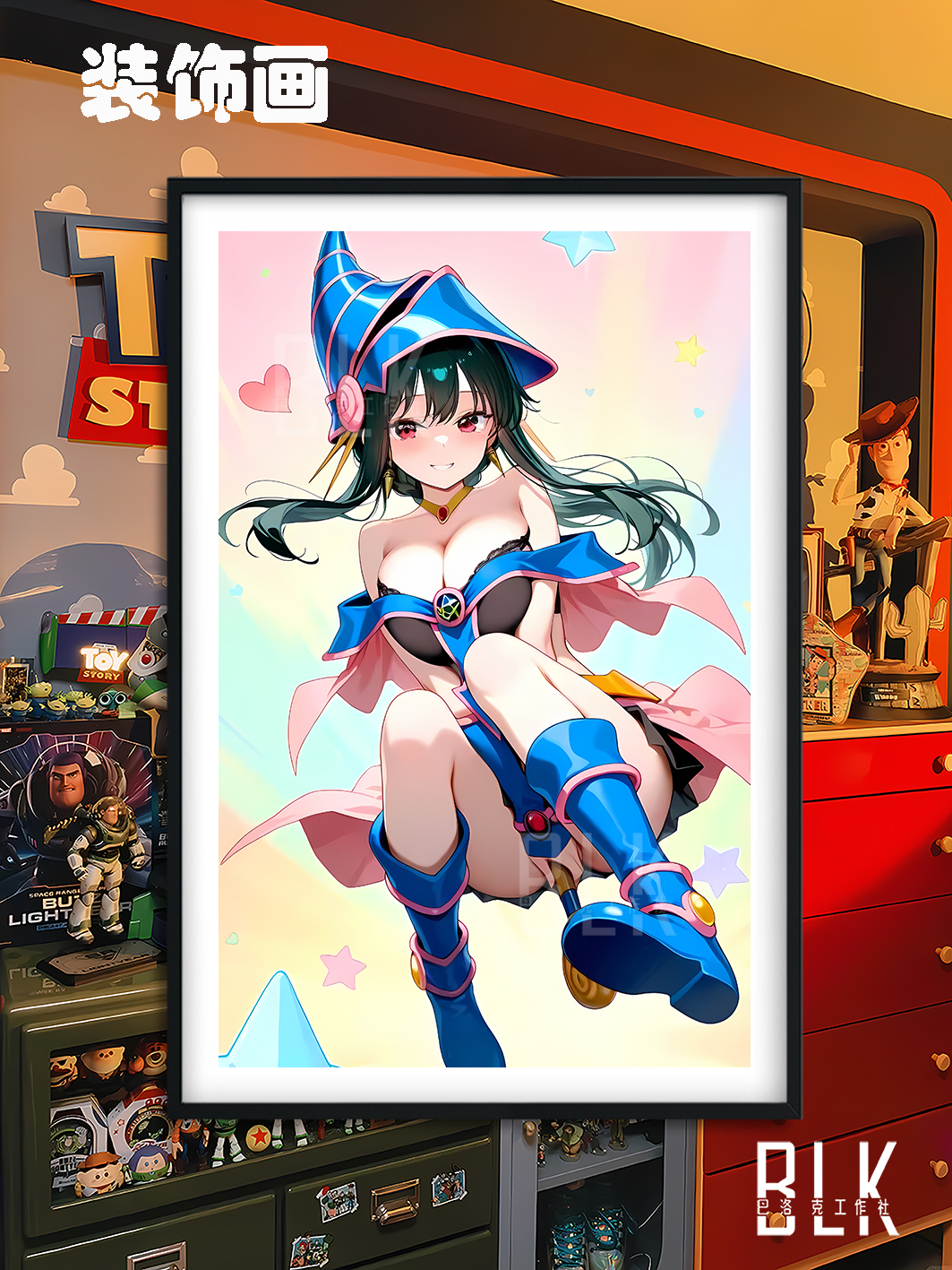 【週邊】巴洛克-間諜家家酒 黑魔導約兒 裝飾畫&冰箱貼 【週邊】巴洛克-間諜家家酒 黑魔導約兒 裝飾畫&冰箱貼