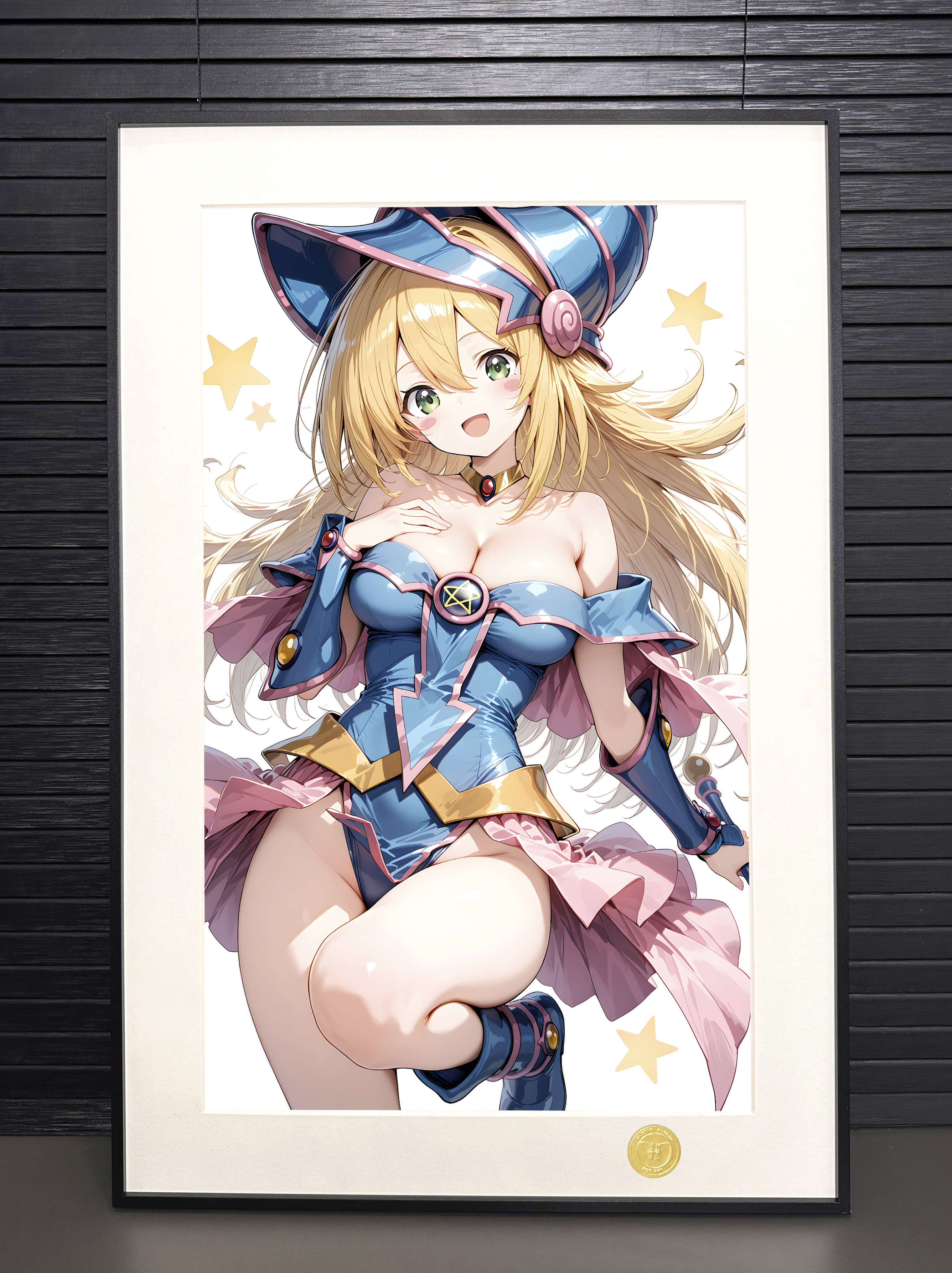 【週邊】H2工作室－遊戲王 黑魔導女孩 裝飾畫