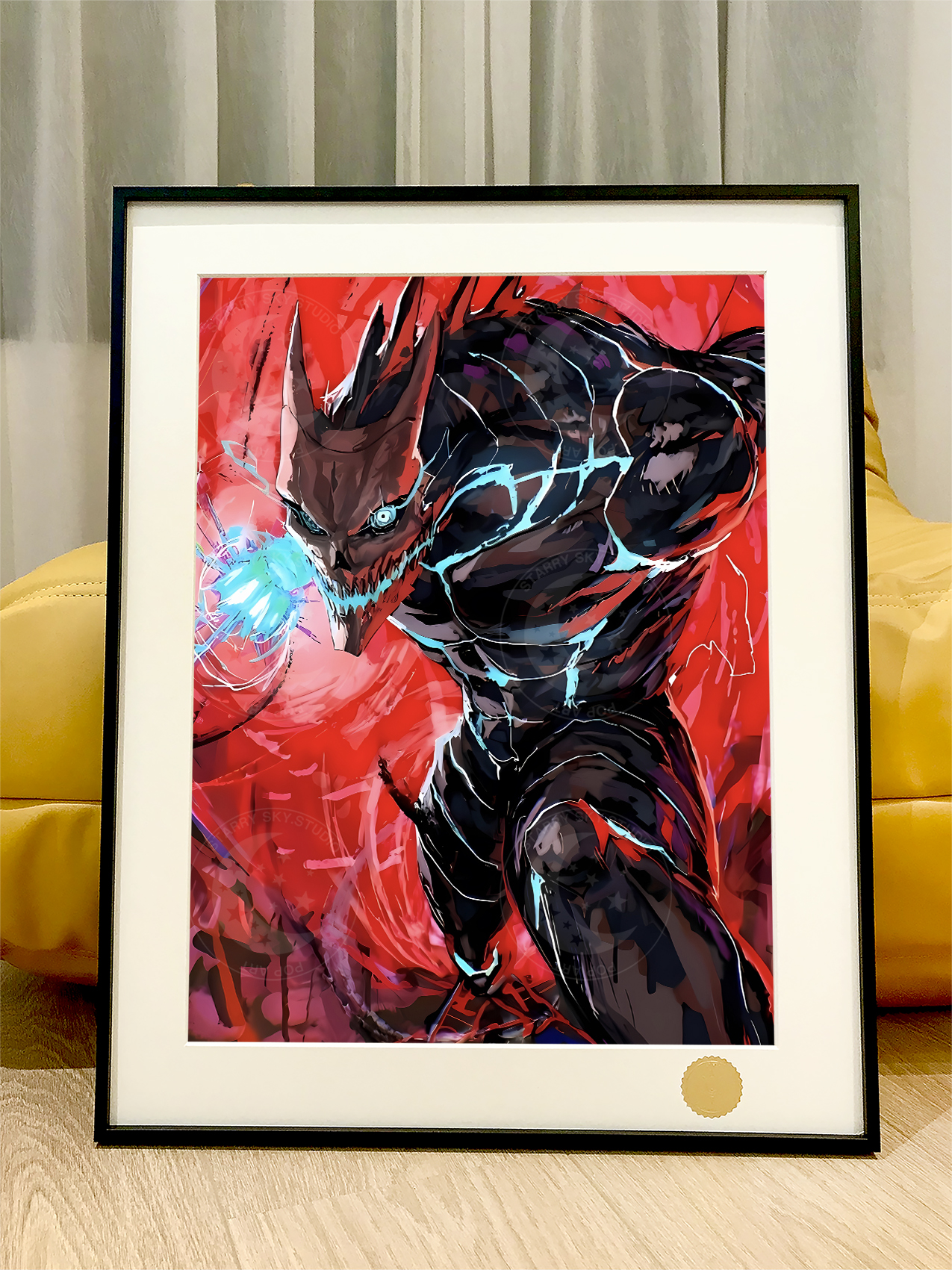 【週邊】星空工作室-怪獸8號 日比野卡夫卡 亞白米娜 四之宮奇可露 裝飾畫 【週邊】星空工作室-怪獸8號 日比野卡夫卡 亞白米娜 四之宮奇可露 裝飾畫