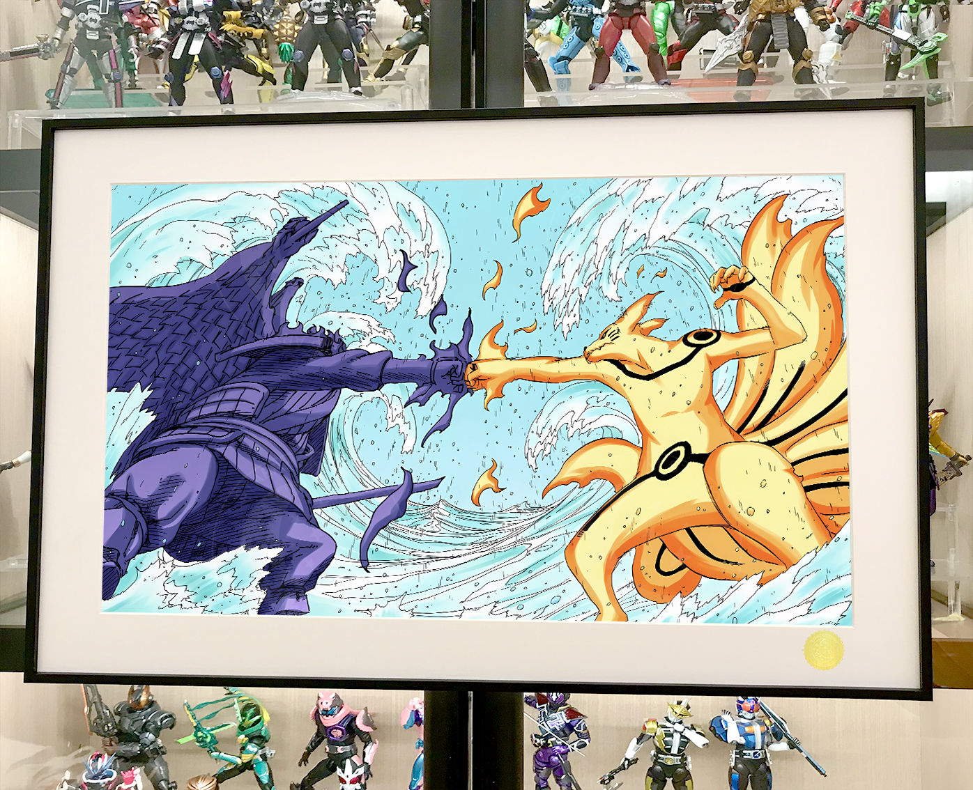 【週邊】星空工作室-火影忍者 九尾vs須佐 裝飾畫 【週邊】星空工作室-火影忍者 九尾vs須佐 裝飾畫