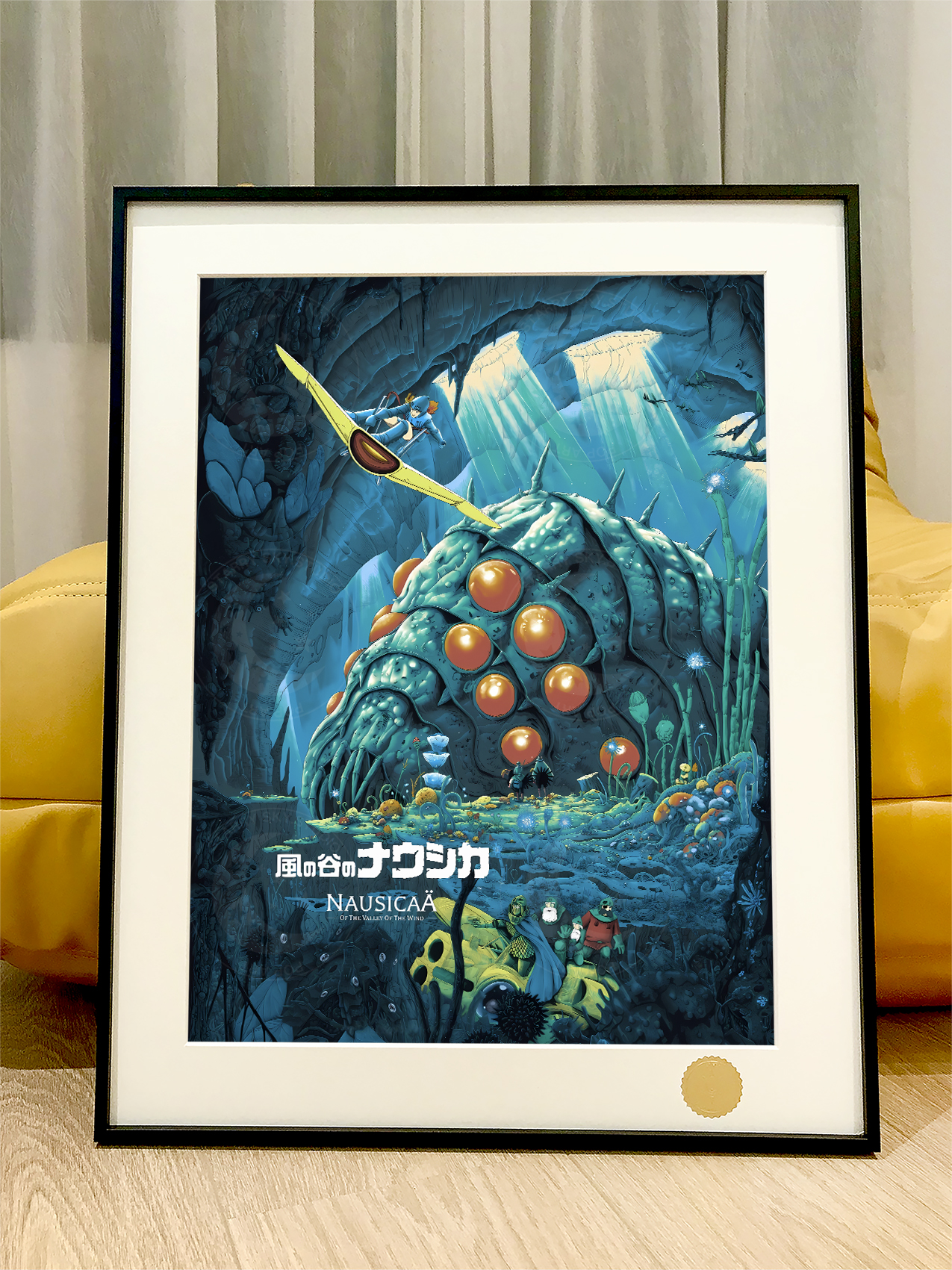 【週邊】星空工作室－宮崎駿 風之谷 王蟲 裝飾畫