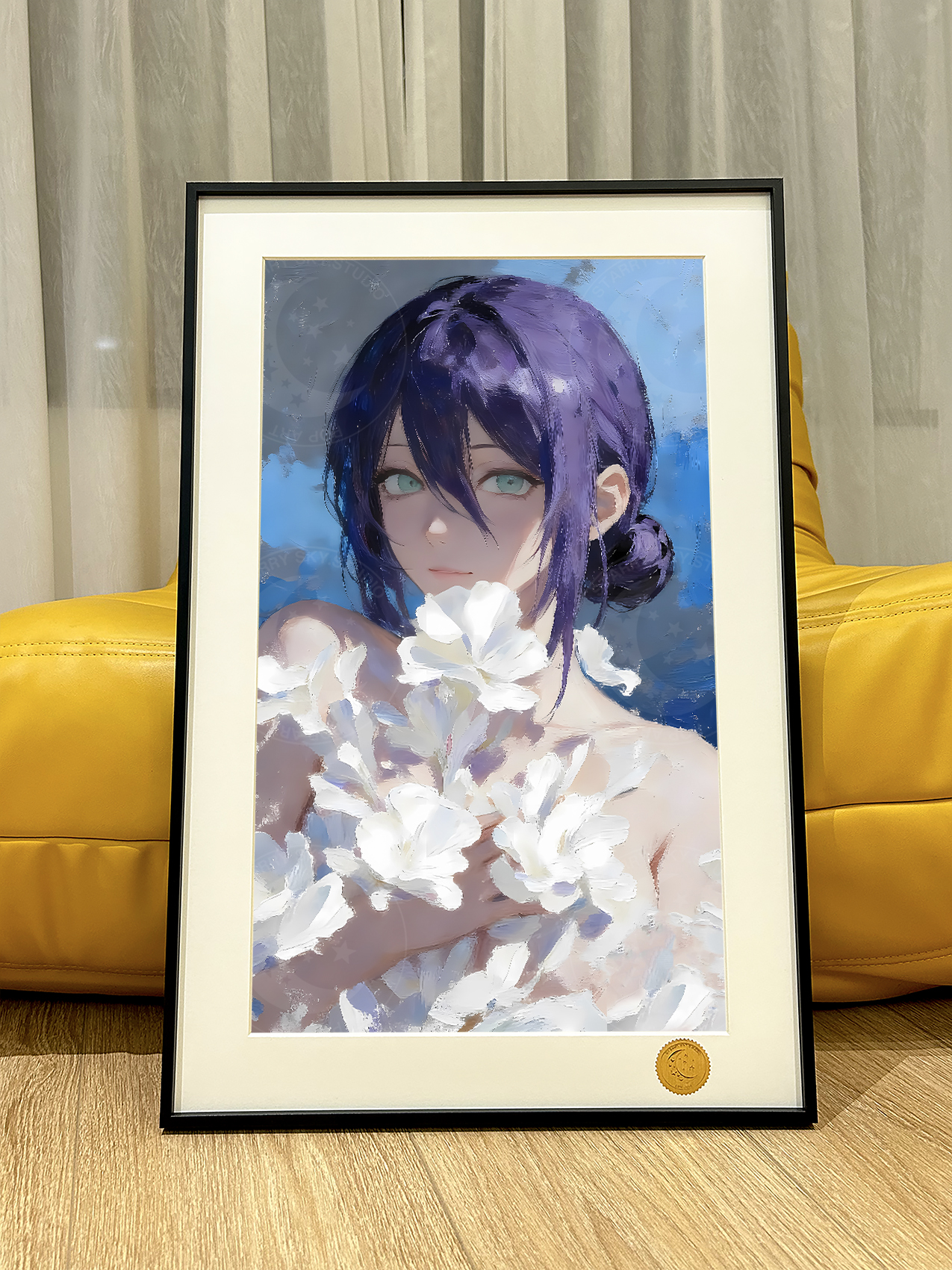 【週邊】星空工作室－電鋸人 白花蕾塞 裝飾畫