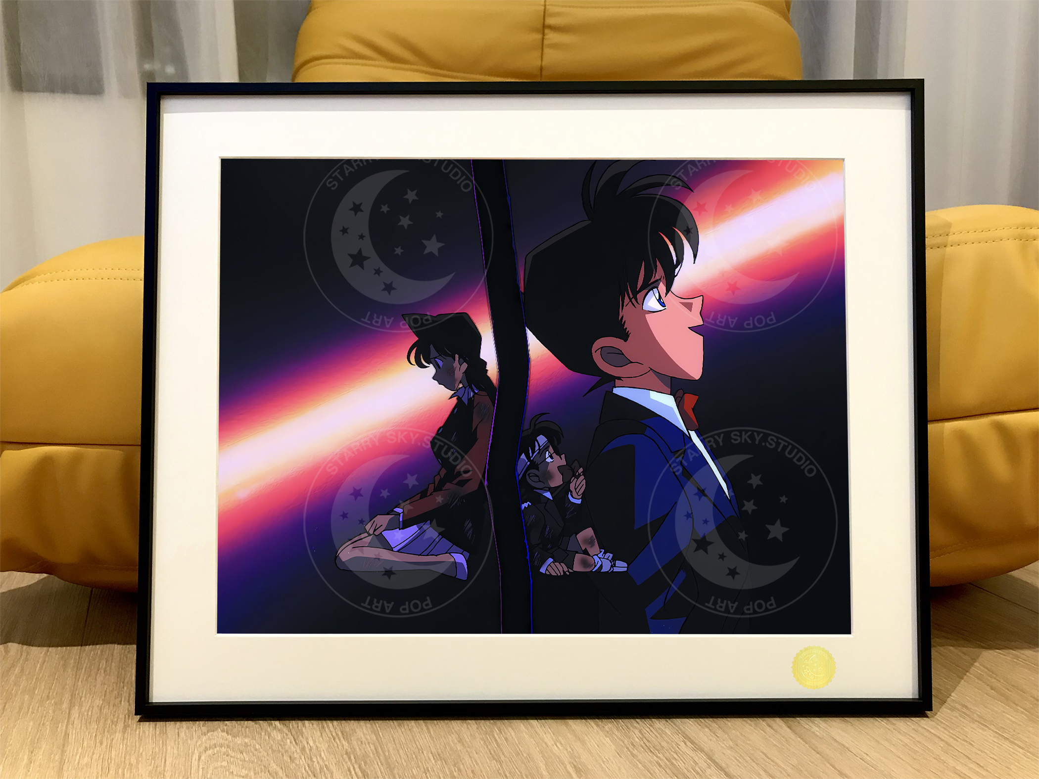 【週邊】星空工作室-名偵探柯南 引爆摩天大樓 裝飾畫 【週邊】星空工作室-名偵探柯南 引爆摩天大樓 裝飾畫