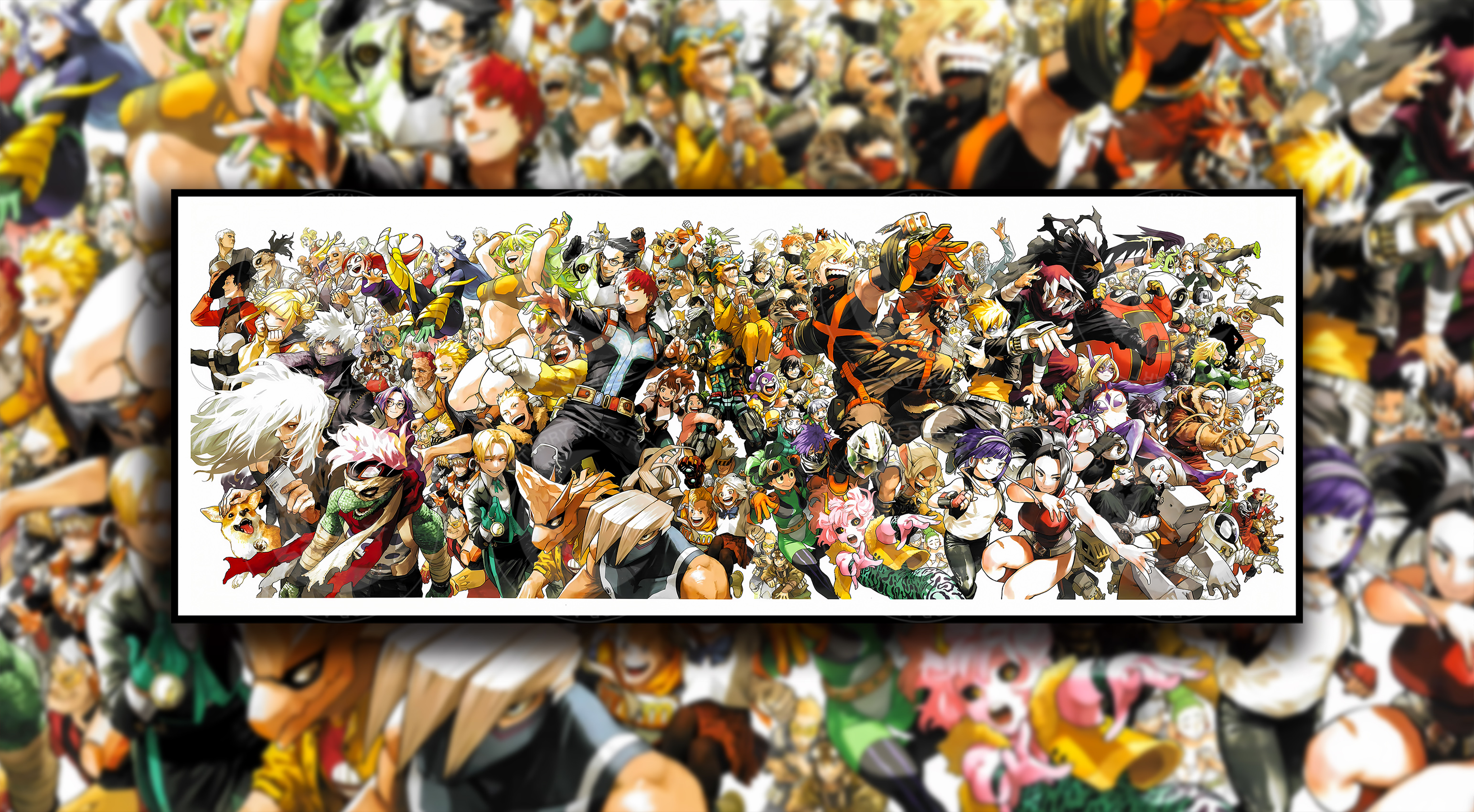 【週邊】星空工作室－我的英雄學院 英雄全員 裝飾畫