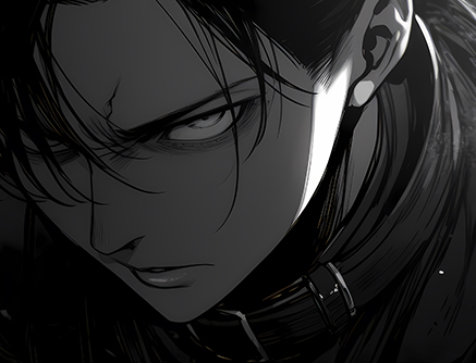 【週邊】巴洛克－進擊的巨人 兵長利威爾 裝飾畫&冰箱貼