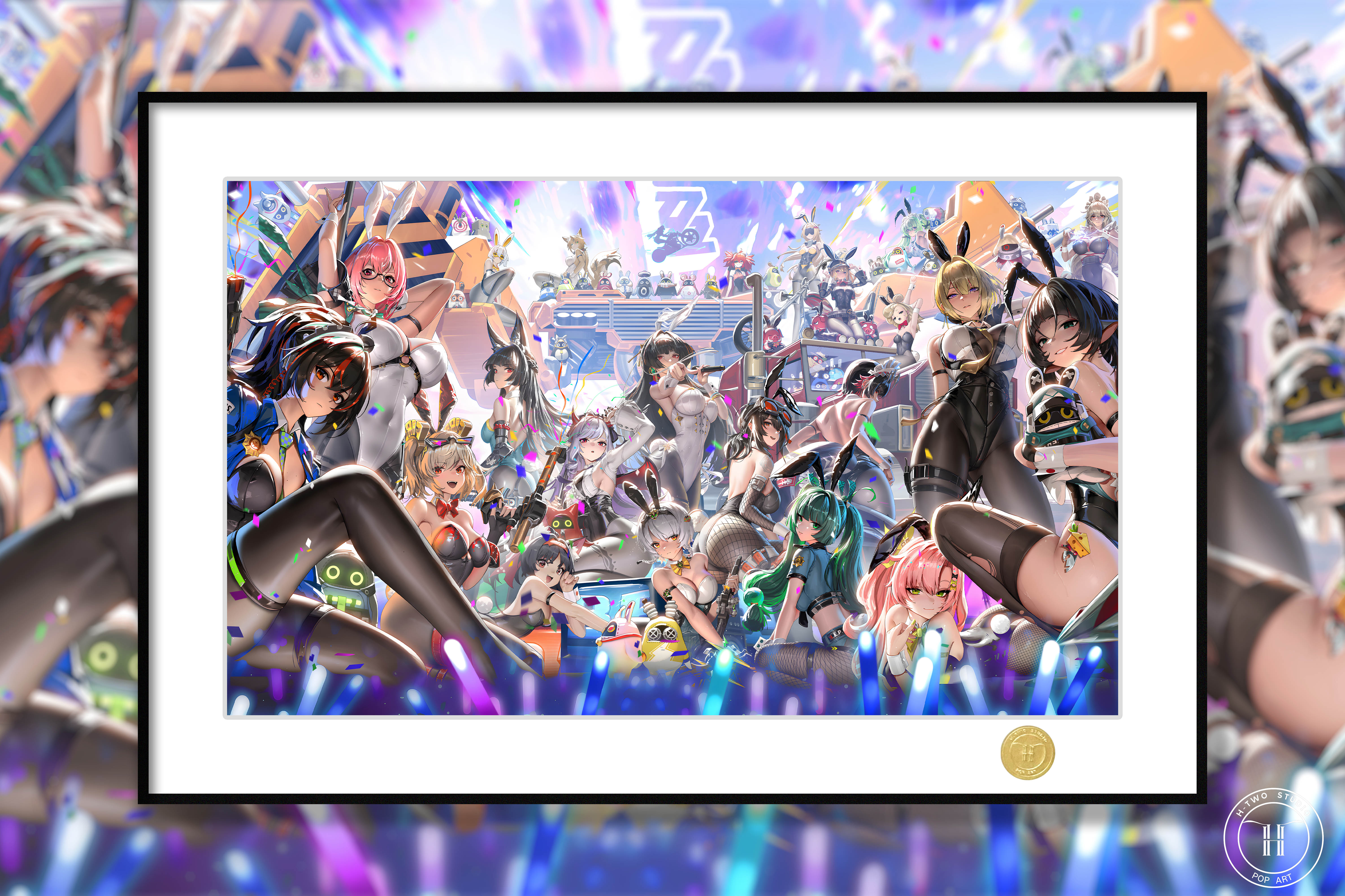 【週邊】H2工作室－絕區零 裝飾畫