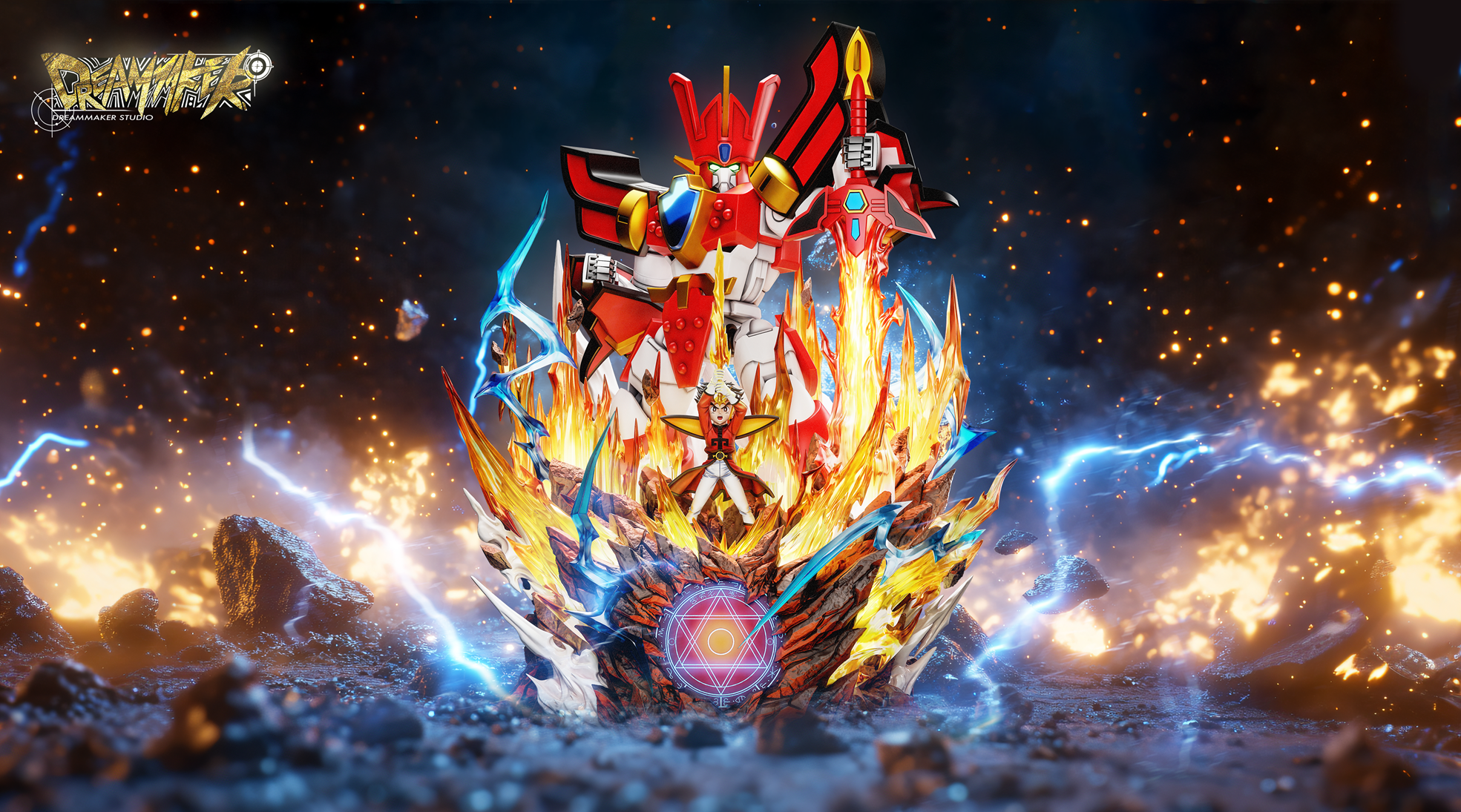 【魔動王】DMS造夢者工作室 Dreammaker studio-情懷系列 第三彈 光能使者 地之魔動王 【魔動王】DMS造夢者工作室 Dreammaker studio-情懷系列 第三彈 光能使者 地之魔動王