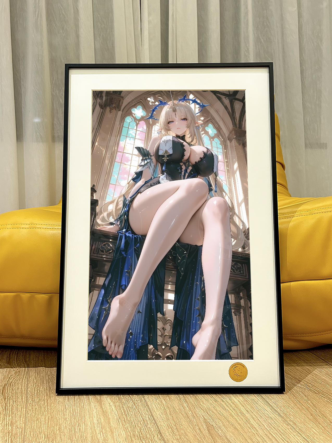 【週邊】星空工作室－鳴潮 坐姿卡提希婭 裝飾畫