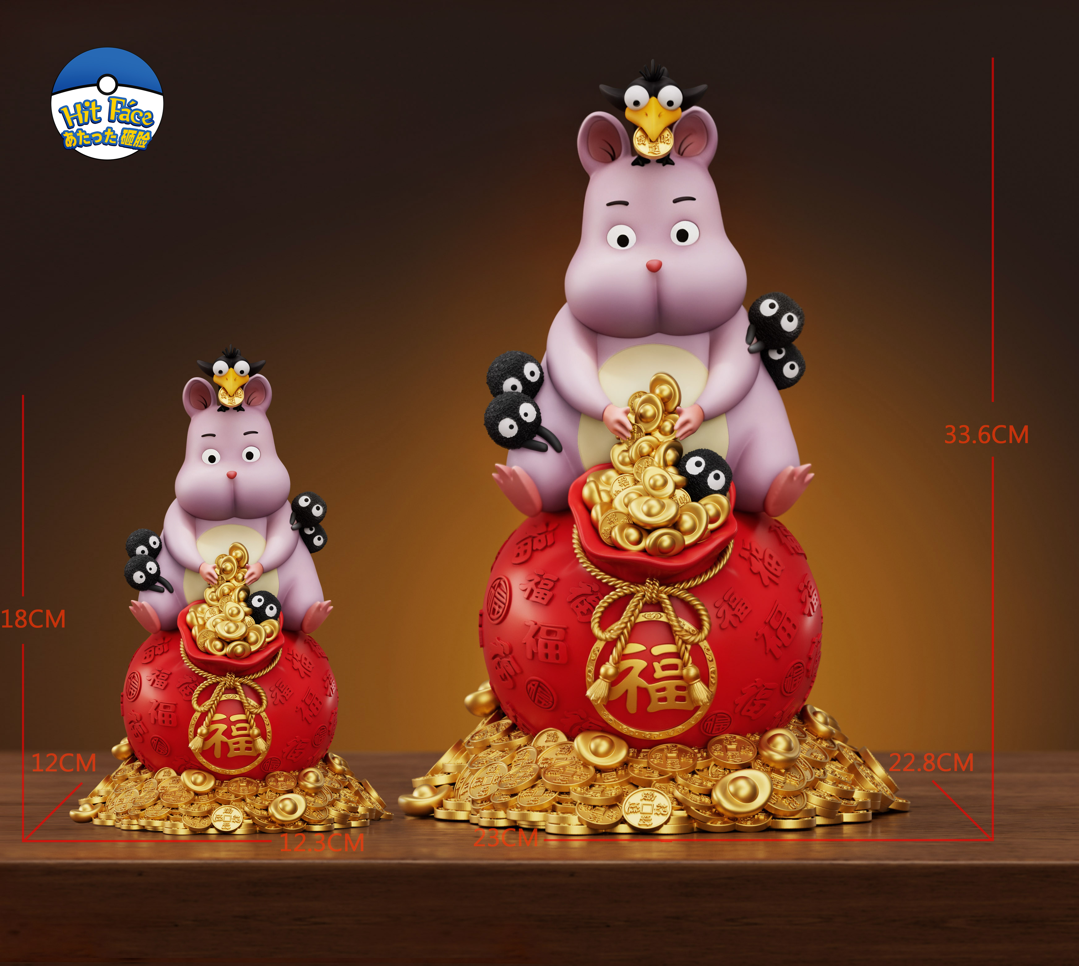 【宮崎駿】Hit Face Studio 砸臉工作室-福袋坊寶寶 大比例 【宮崎駿】Hit Face Studio 砸臉工作室-福袋坊寶寶 大比例