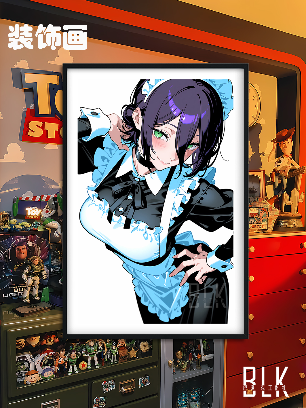 【週邊】巴洛克－鏈鋸人 女僕蕾塞 裝飾畫&冰箱貼
