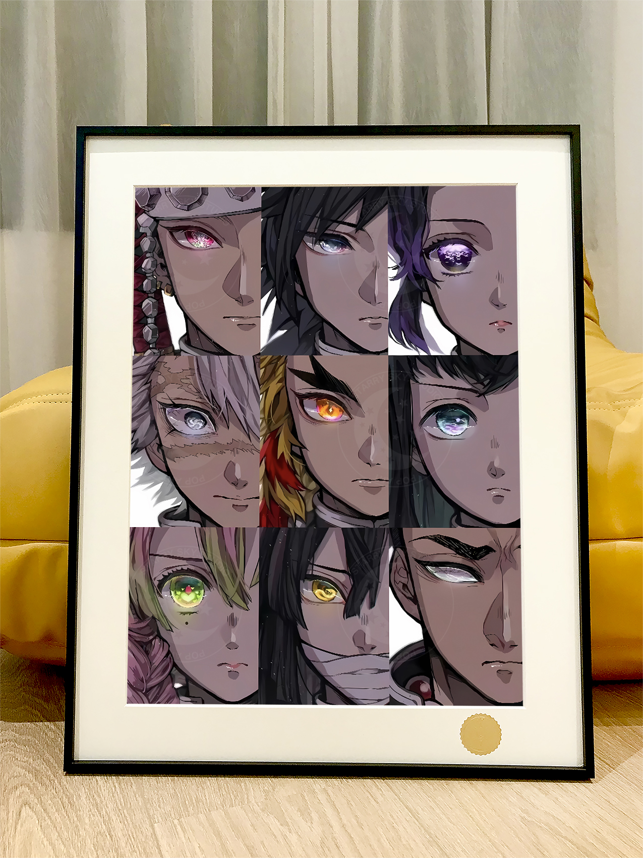 【週邊】星空工作室－鬼滅之刃 九柱頭像 裝飾畫