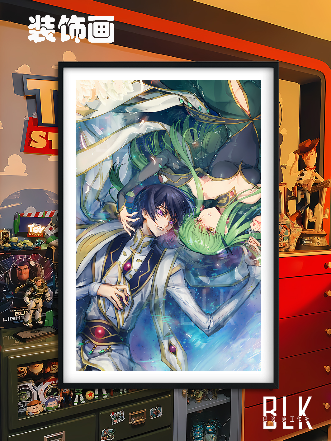 【週邊】巴洛克-反叛的魯路修 魯路修&C.C. 裝飾畫&冰箱貼 【週邊】巴洛克-反叛的魯路修 魯路修&C.C. 裝飾畫&冰箱貼