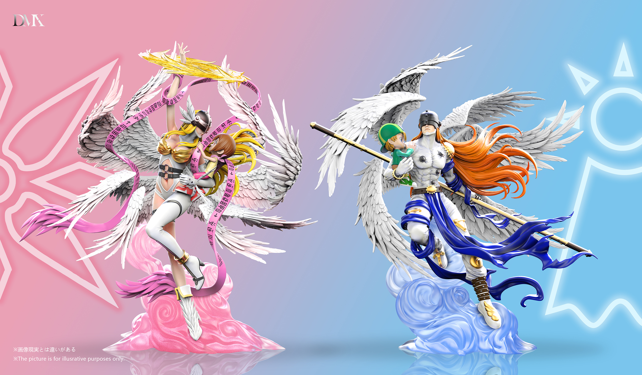 【數碼寶貝】DMX STUDIO－一代騎乘 第六彈＆第七彈 天使獸&阿武 天女獸&嘉兒