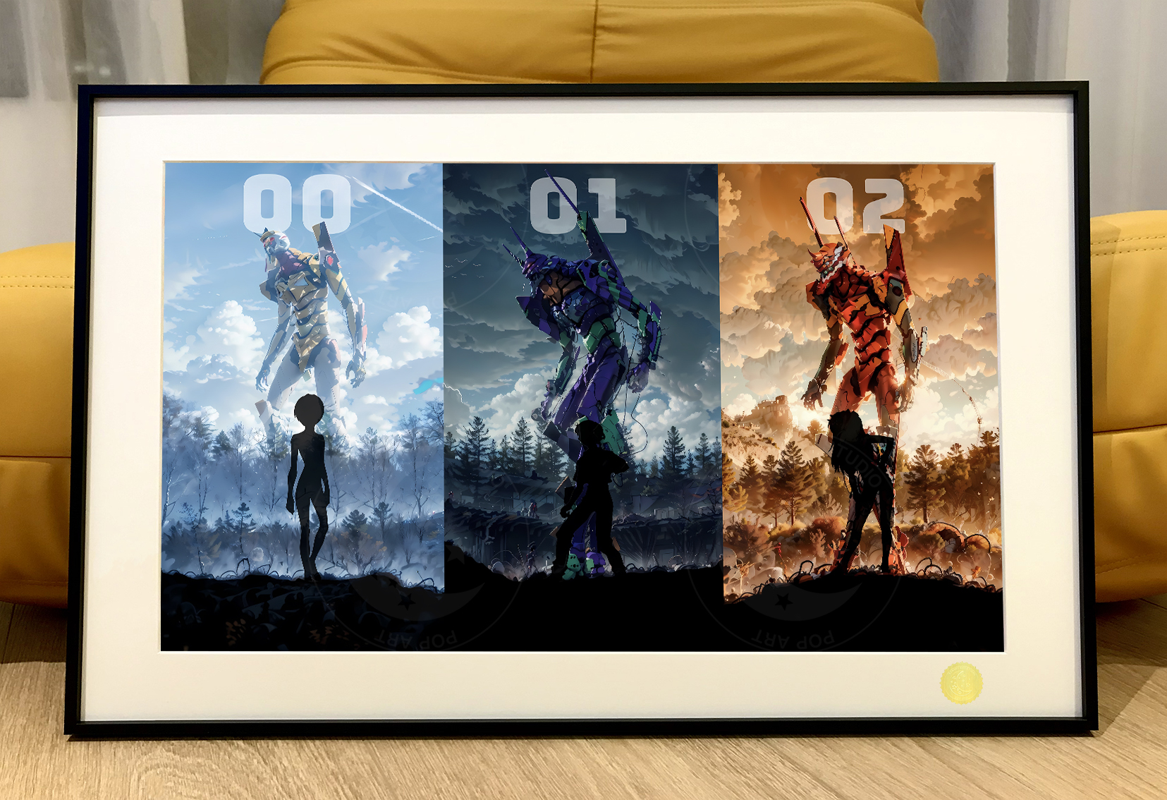 【週邊】星空工作室－新世紀福音戰士 EVA機甲 裝飾畫