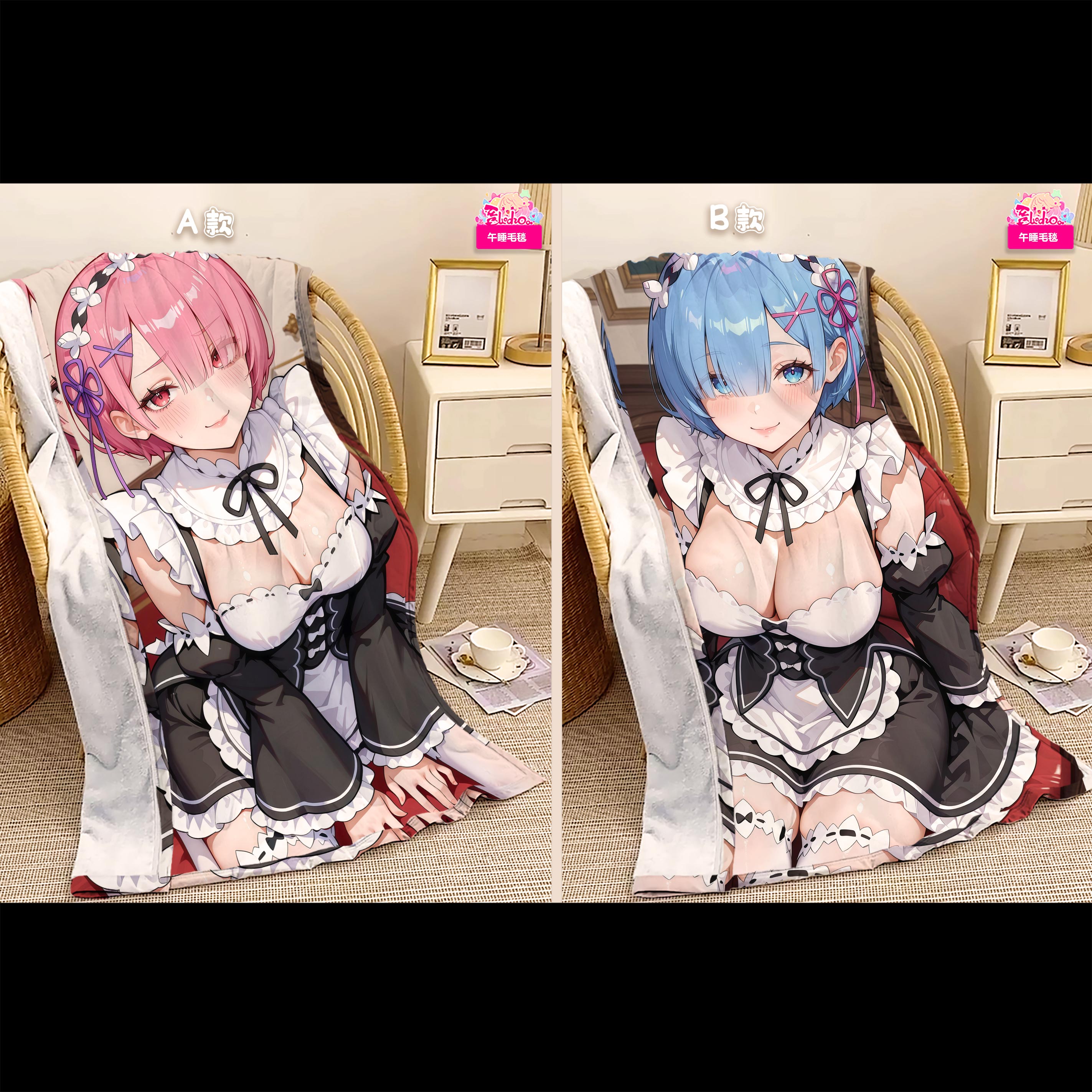 【週邊】阿喵畫社－女僕 蕾姆&拉姆 雙聯