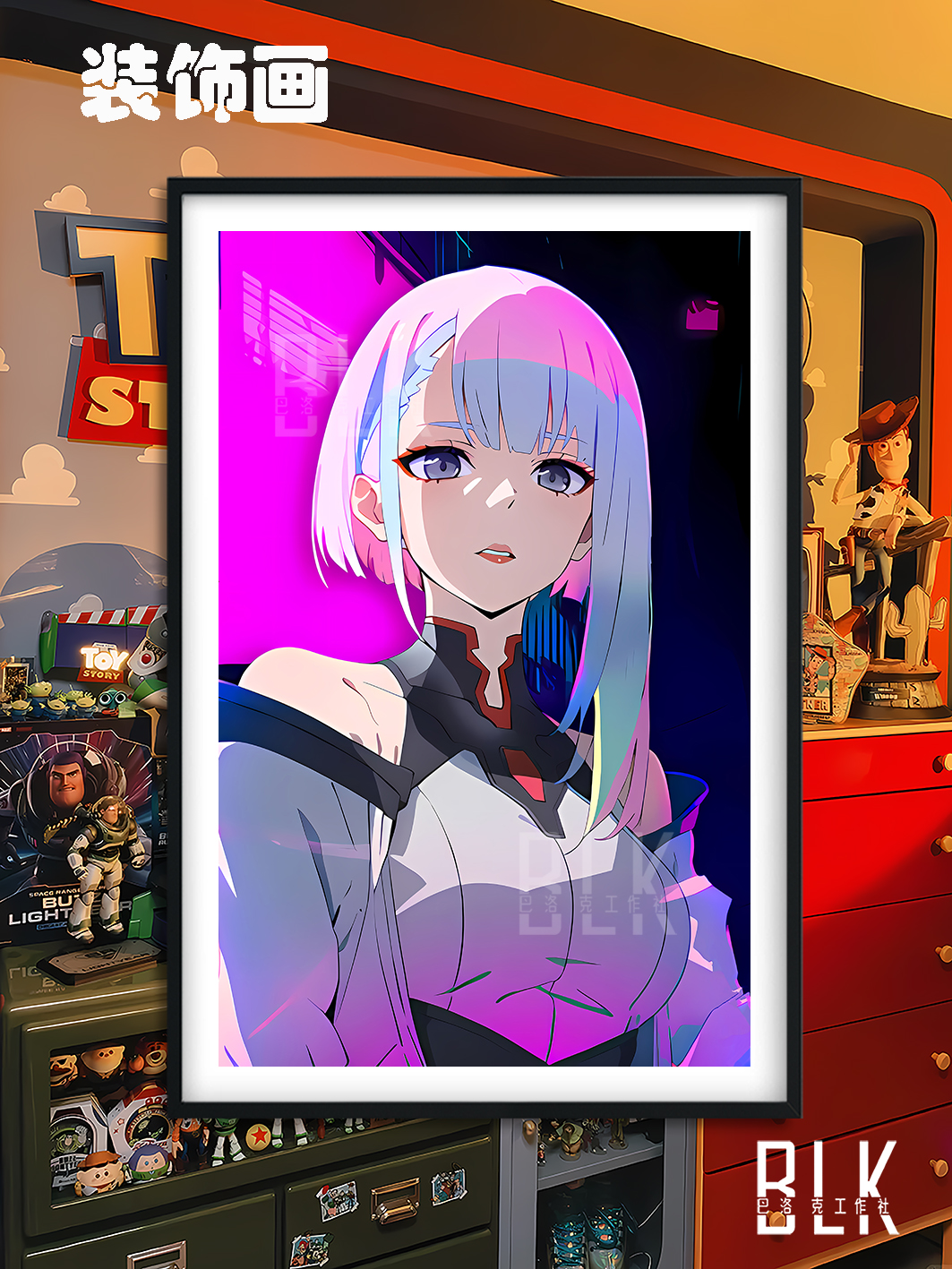 【週邊】巴洛克-賽博龐克:邊緣行者 賽博露西 裝飾畫&冰箱貼 【週邊】巴洛克-賽博龐克:邊緣行者 賽博露西 裝飾畫&冰箱貼