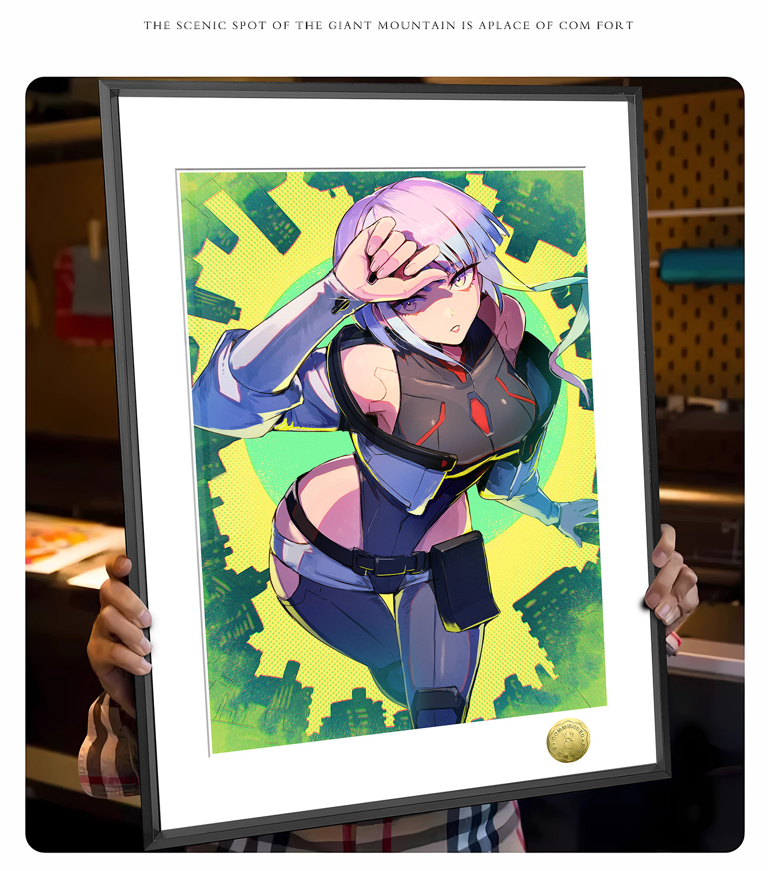 【週邊】皇呱-電馭叛客:邊緣行者 露西 裝飾畫 【週邊】皇呱-電馭叛客:邊緣行者 露西 裝飾畫