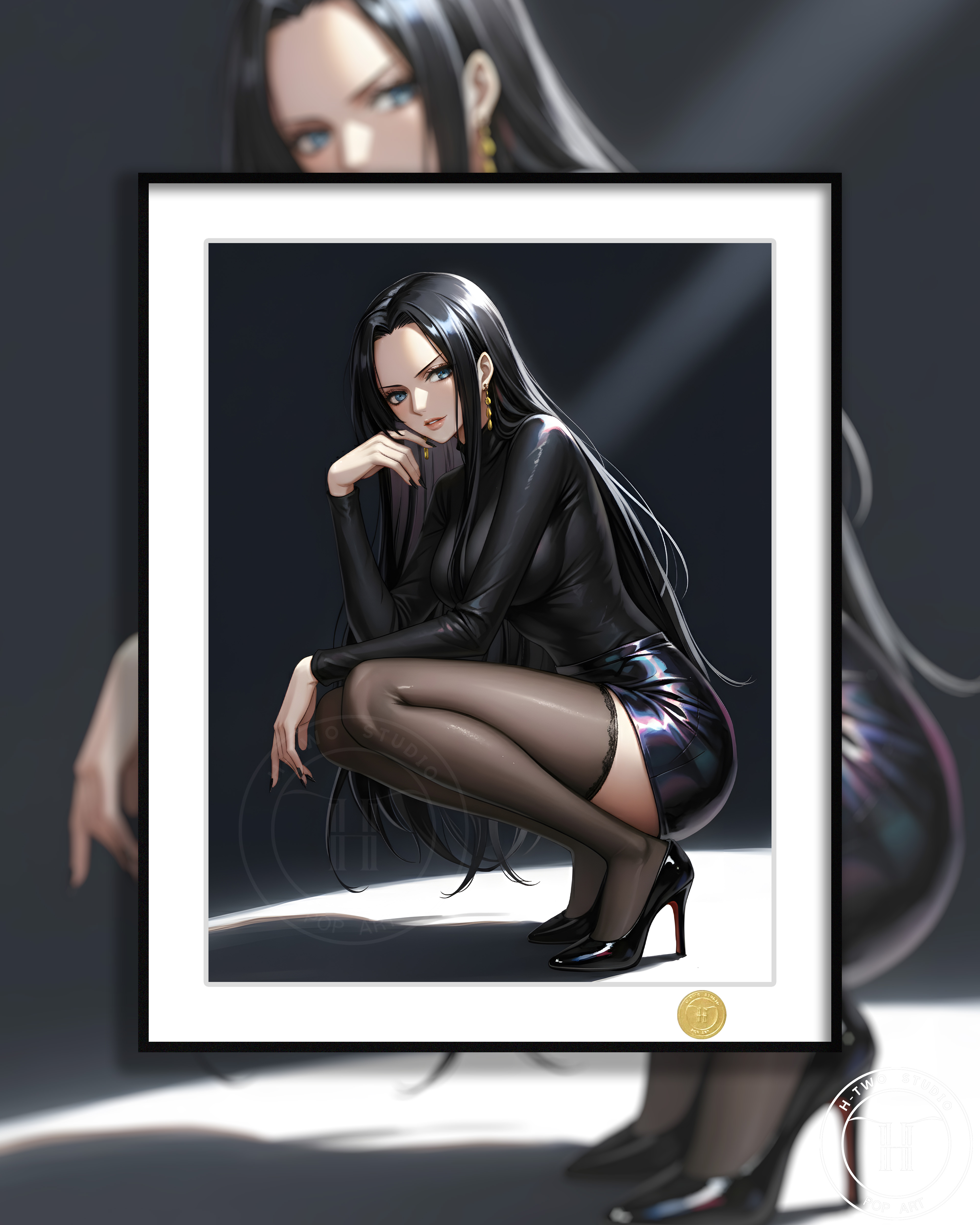 【週邊】H2工作室－海賊王 女帝 波雅·漢考克 裝飾畫