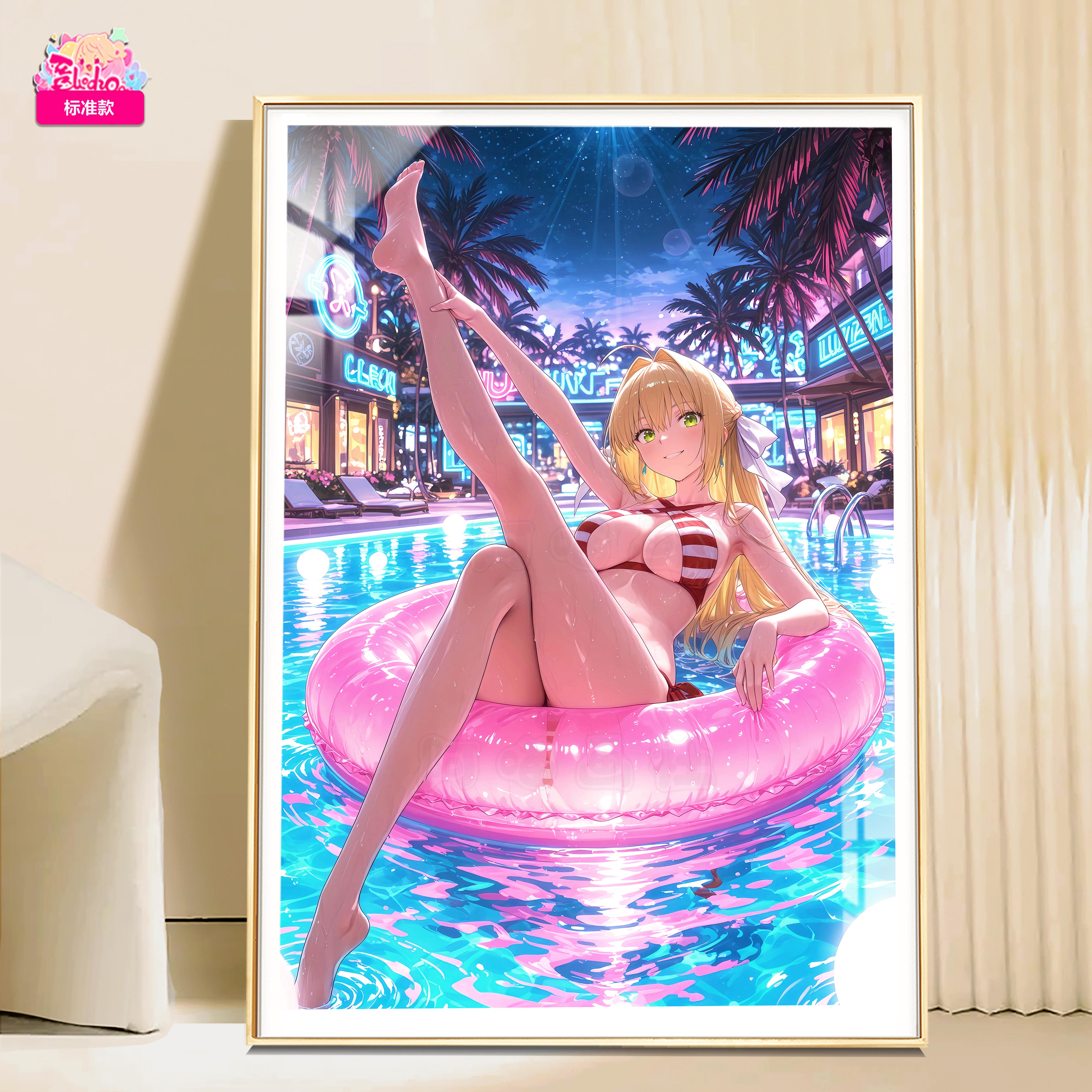 【週邊】阿喵畫社－Fate/stay night 泳池派對 Saber