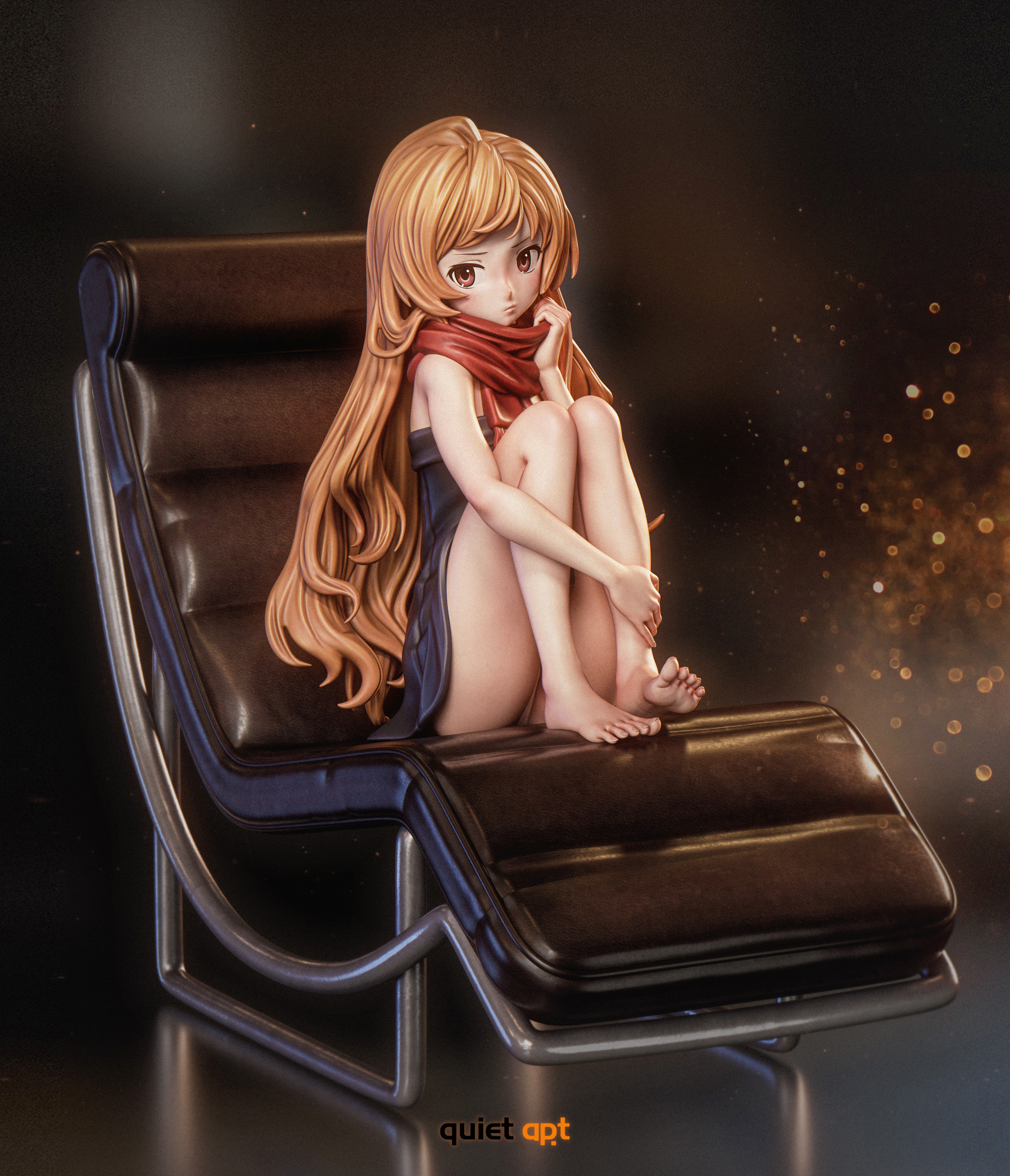 【龍與虎】Quiet Art－桌面系列 聖誕 逢坂大河