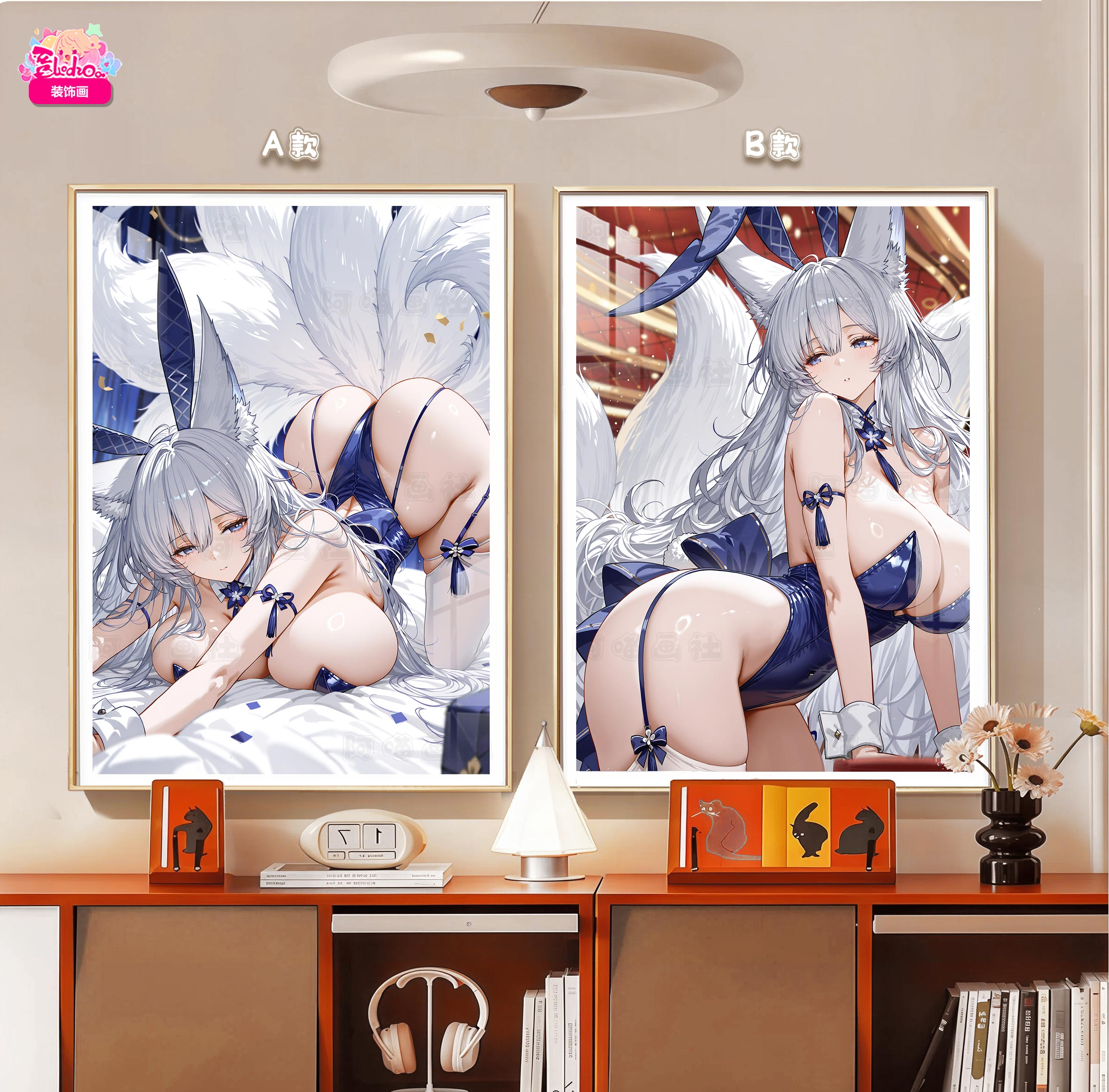 【週邊】阿喵畫社－碧藍航線 兔女郎 信濃雙聯