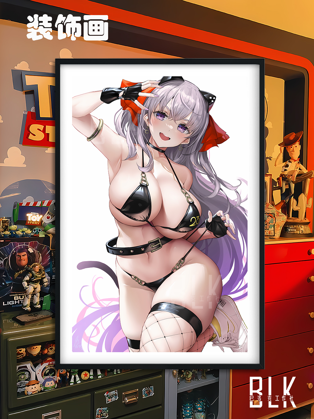 【週邊】巴洛克－Fate/EXTRA CCC BB 裝飾畫&冰箱貼