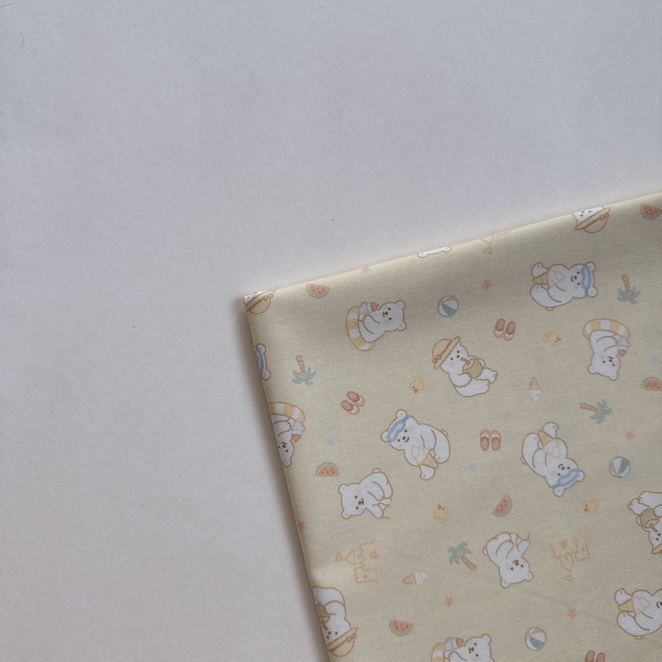 【 選布 】夏日海邊黃底 09