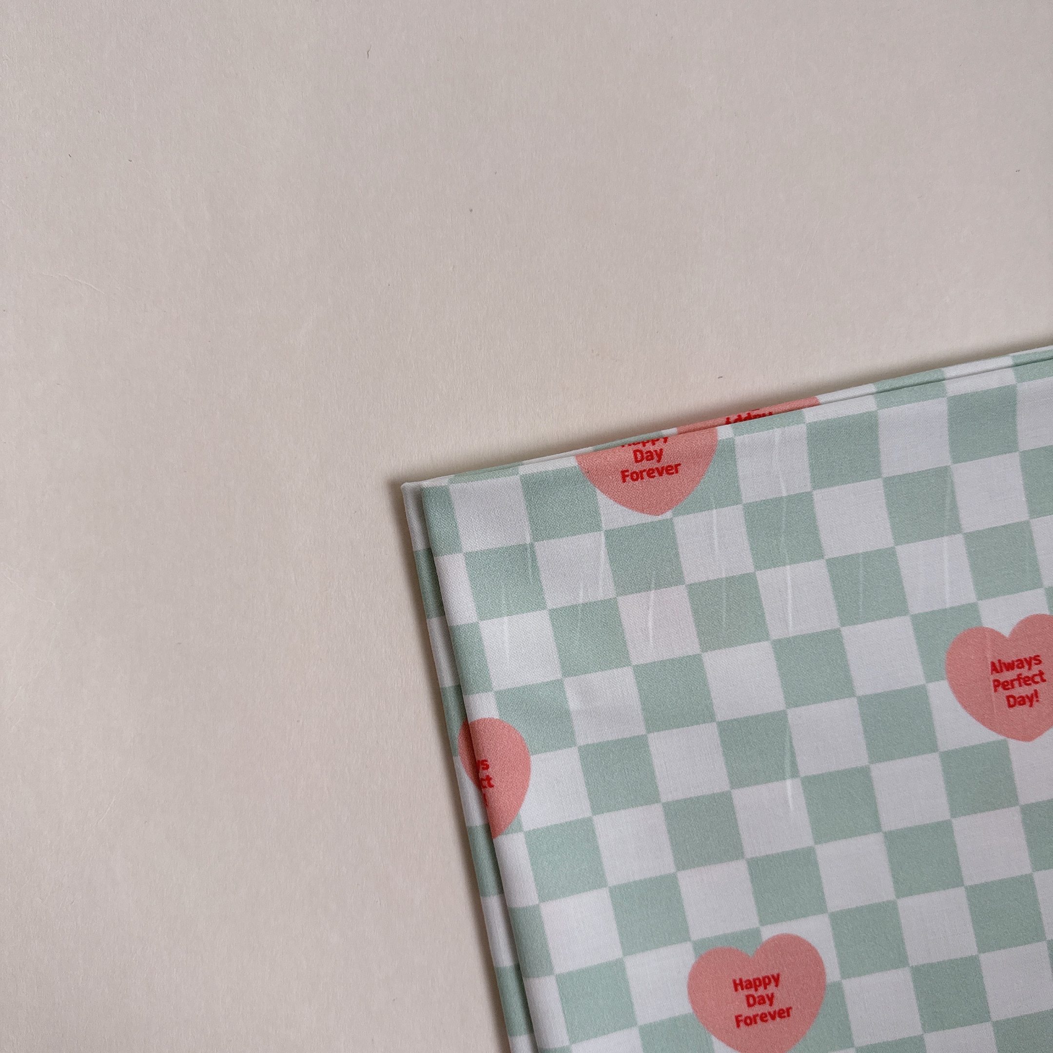 【 選布 】Happy day forever綠格 17