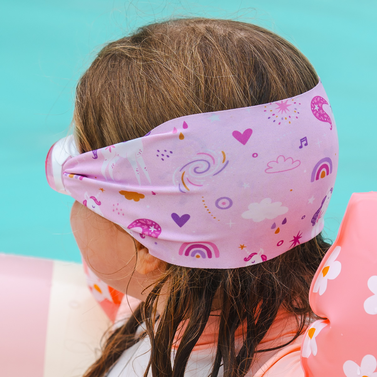 法國waterplops-兒童游泳泳鏡(魔法獨角獸/透明)4