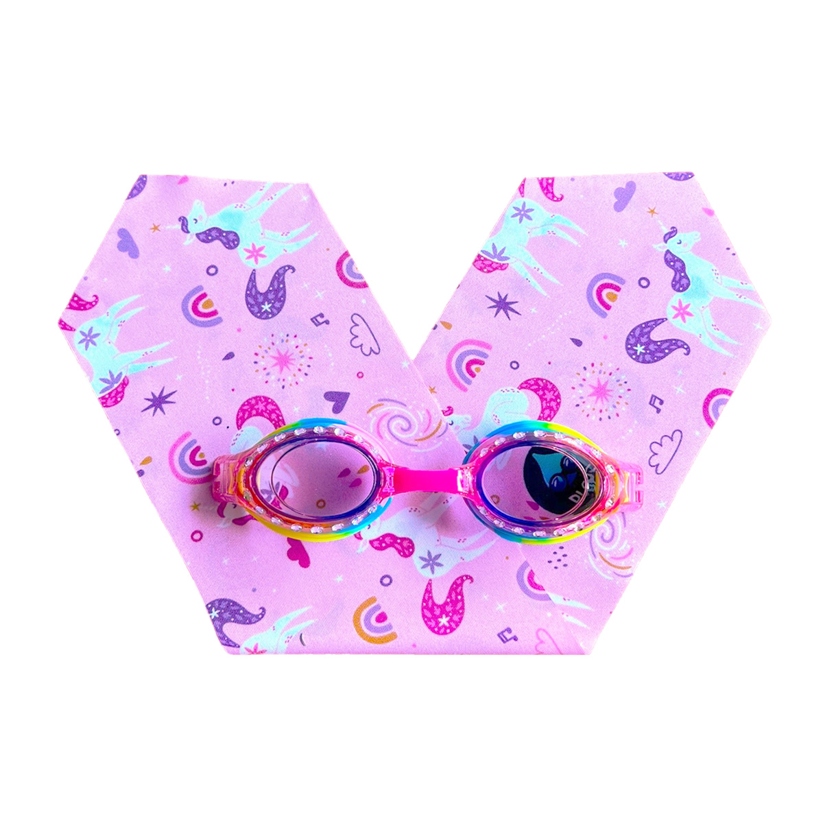 法國waterplops-幼童游泳泳鏡 (魔法獨角獸/2-4Y)
