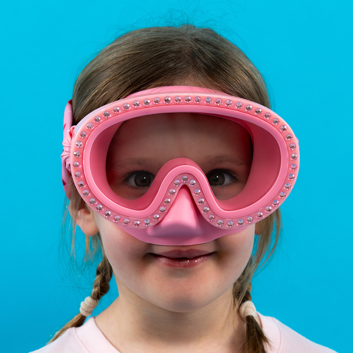 法國waterplops-兒童浮潛鏡 (鑽石愛心/5-12Y)2