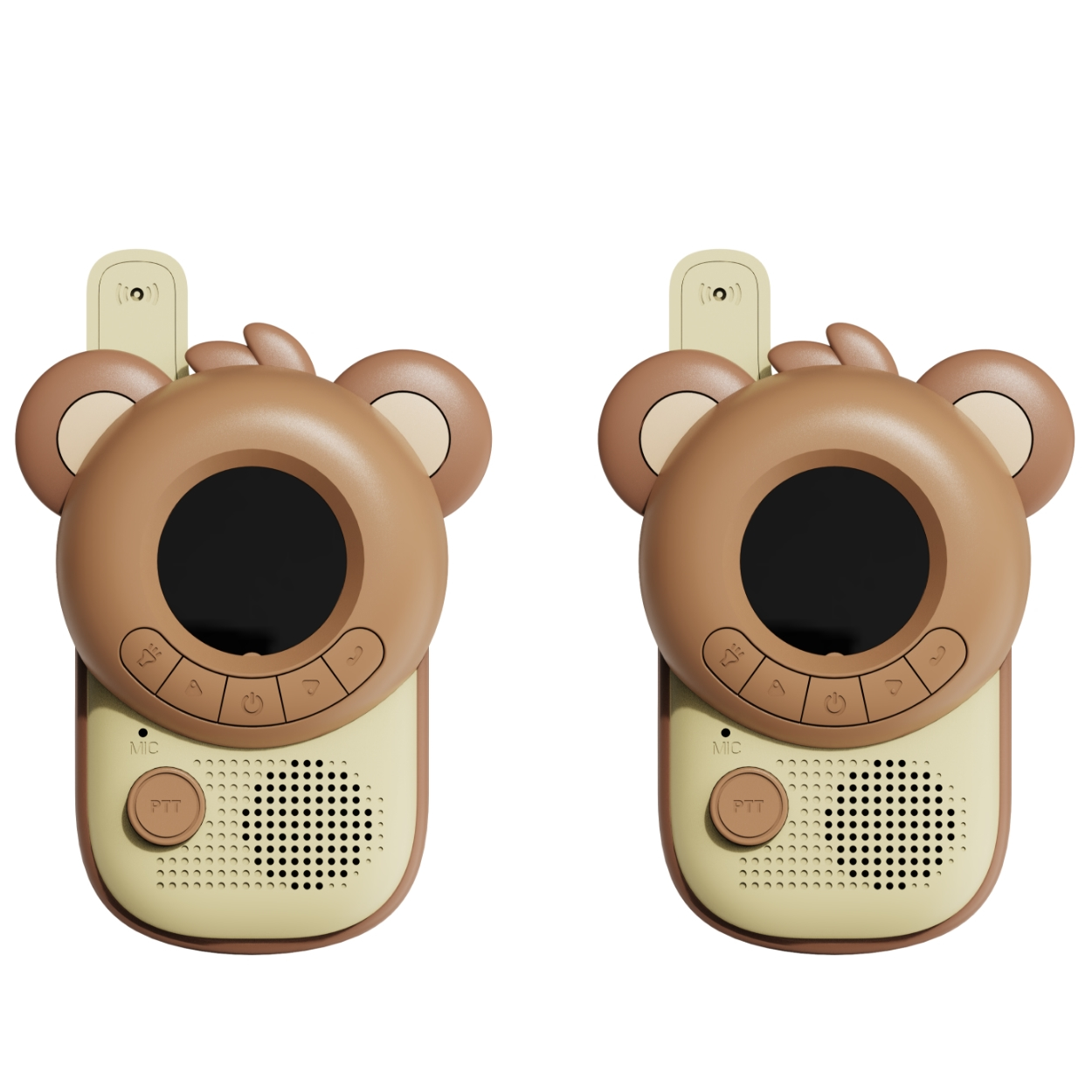 比利時TheZoofamily-WalkieTalkie 冒險家對講機(棕熊)