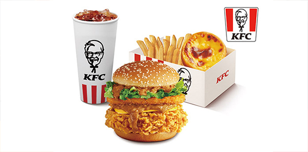 肯德基花生熔岩咔啦雞腿堡+點心盒F蛋撻脆薯套餐好禮即享券(團購優惠請洽客服)